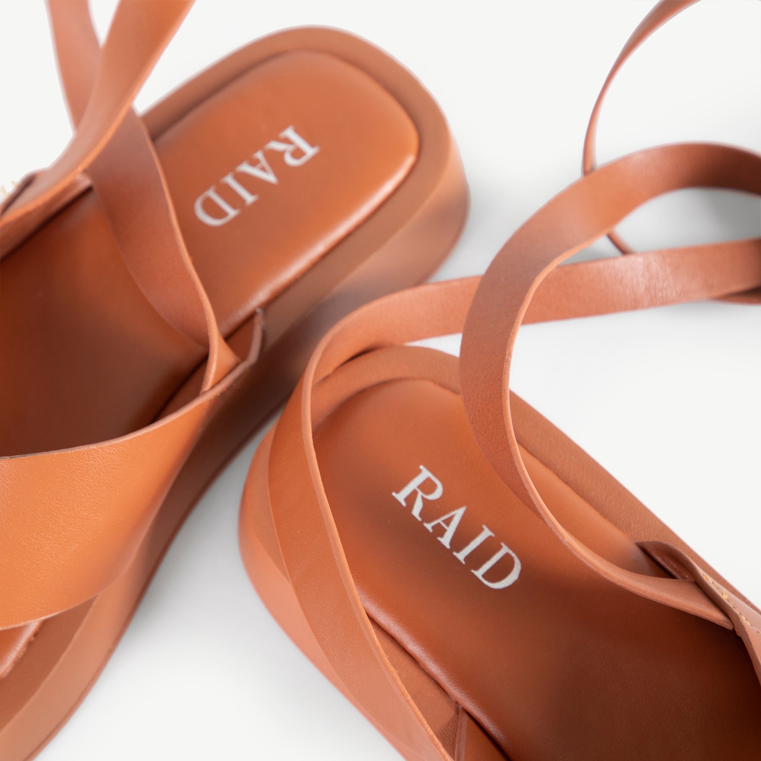 RAID Fred Platform Sandal In Tan