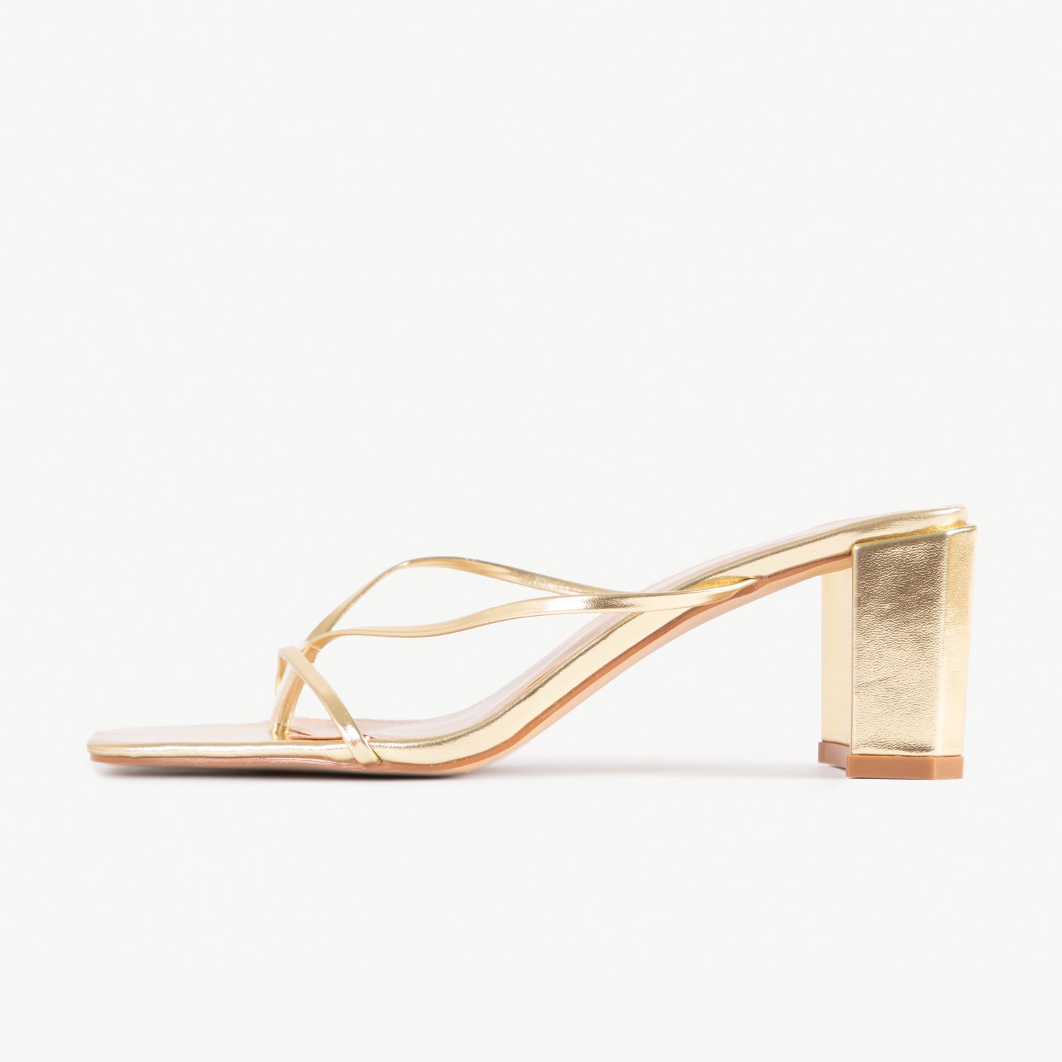 RAID Freddy Heeled Mule in Gold