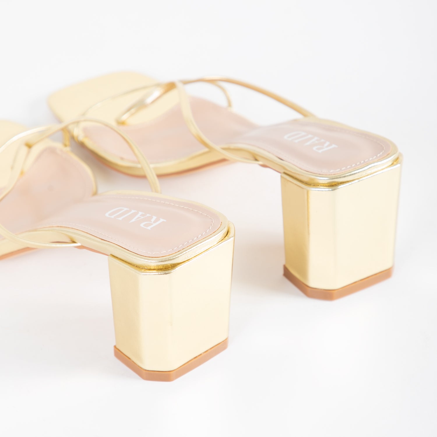 RAID Freddy Heeled Mule in Gold