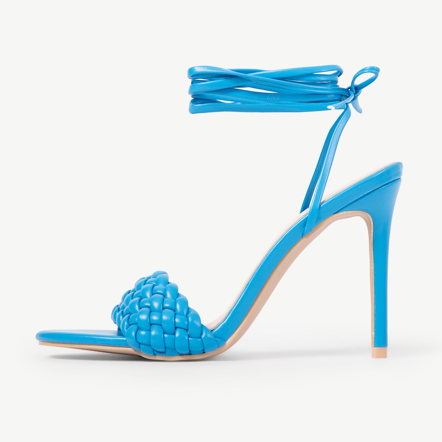 RAID Garry Strappy Heeled Sandal In Blue