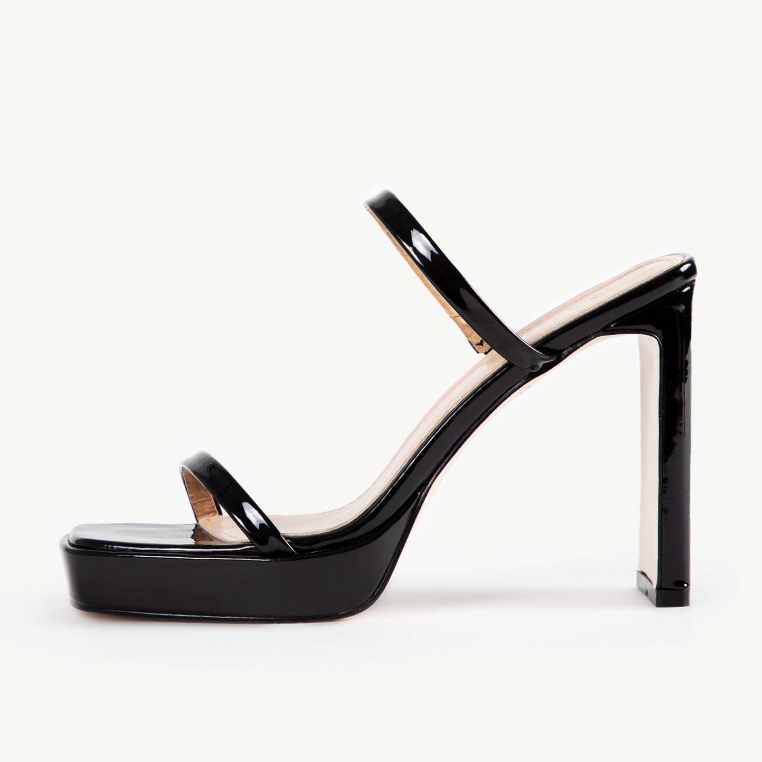 RAID Genica Heeled Mule in Black