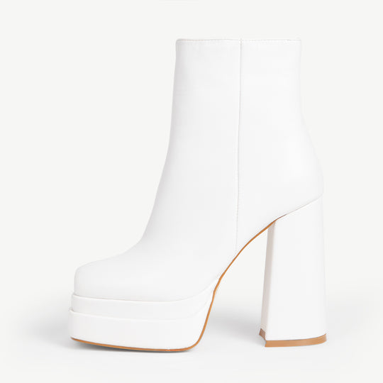 RAID Jadine Ankle Boot in White