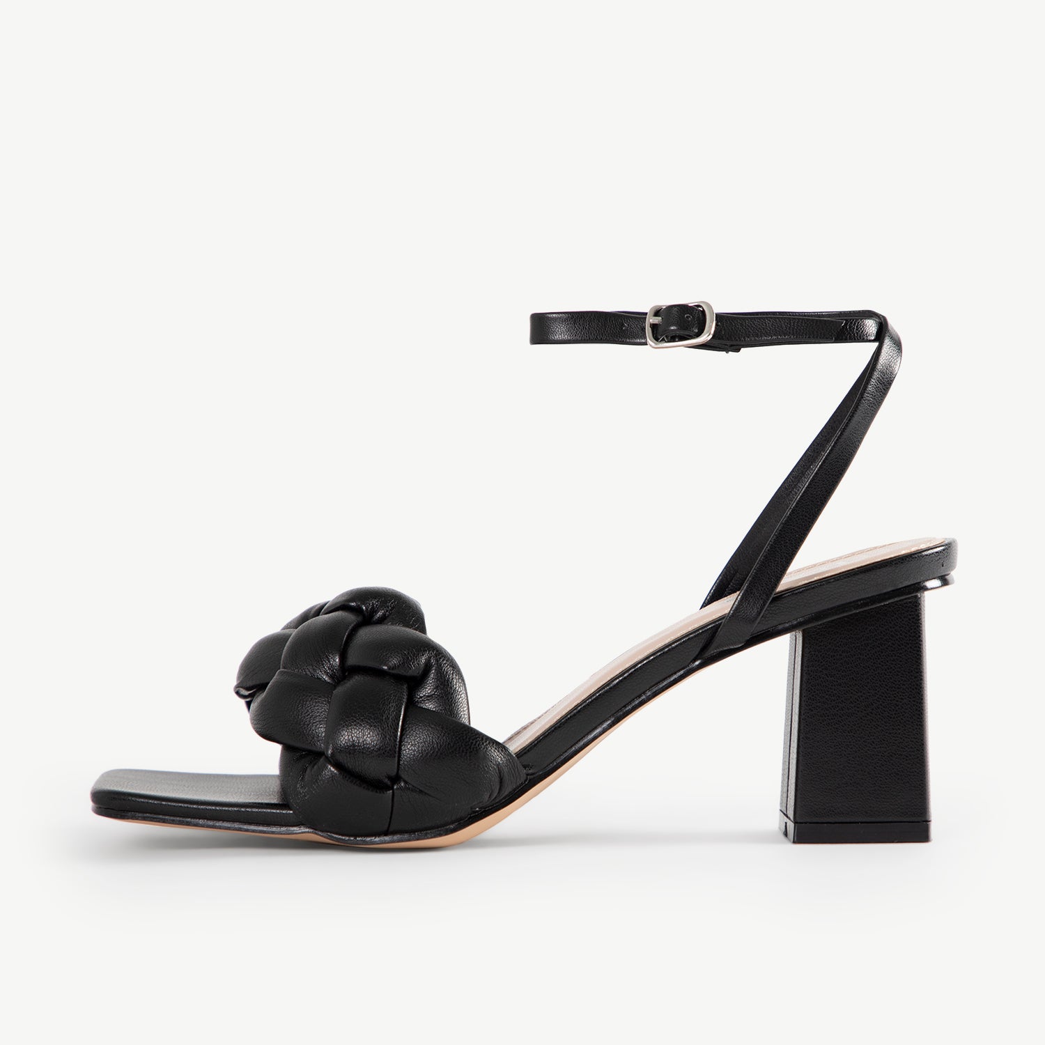 RAID Jaelyn Block Heel Sandal in Black