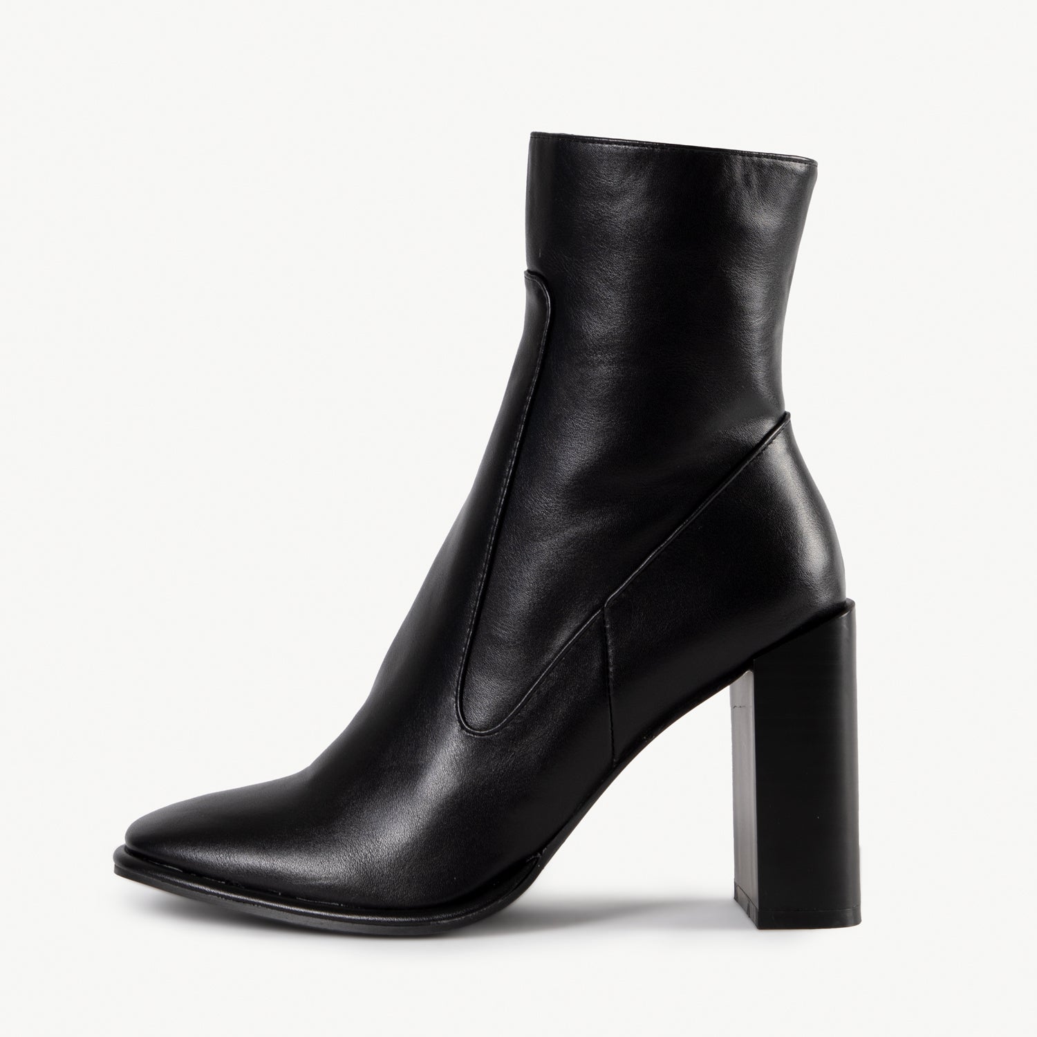 RAID Jennyl Block Heeled Ankle Boot in Black