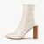 RAID Jennyl Block Heeled Ankle Boot in Off White