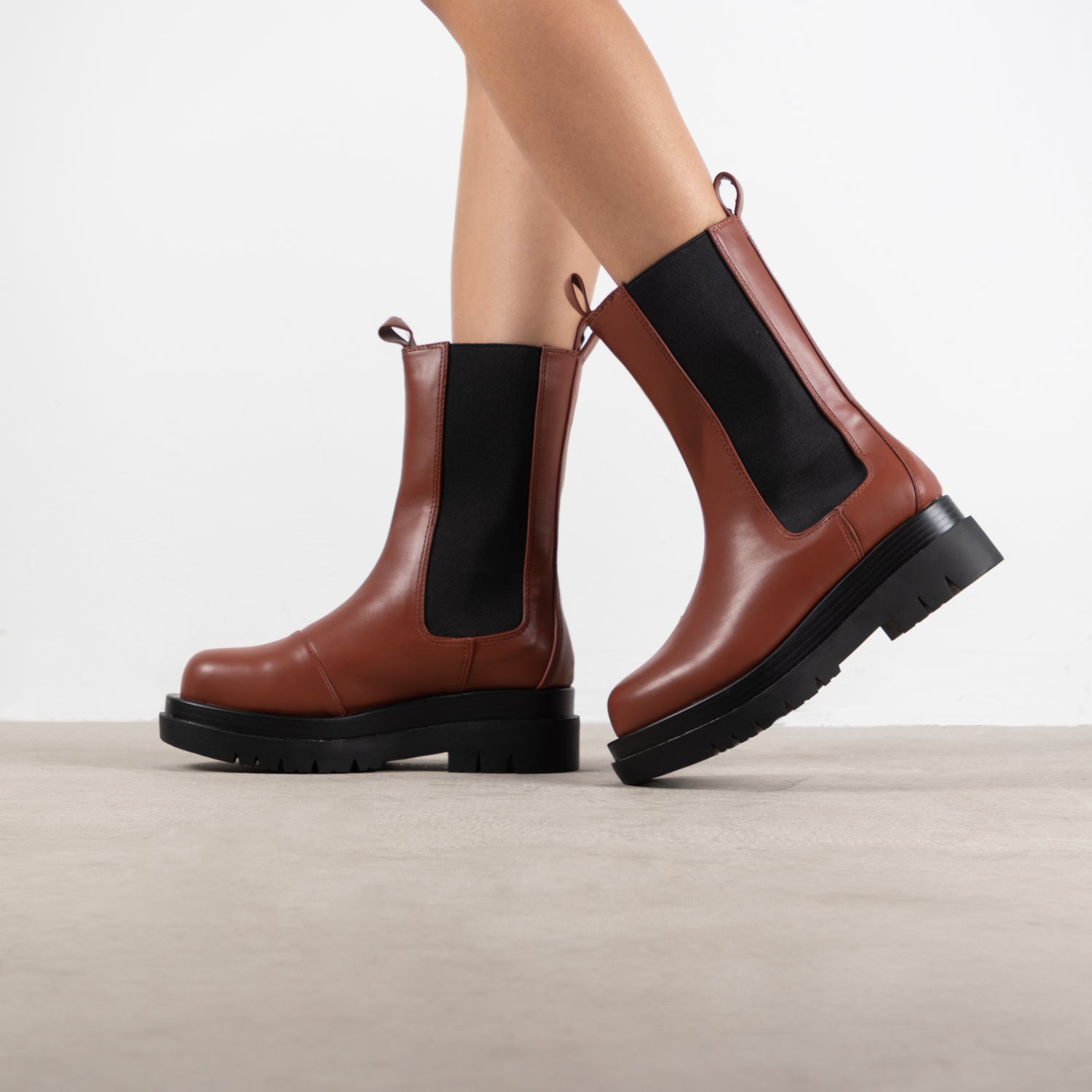 RAID Kendall Ankle Boot in Brown