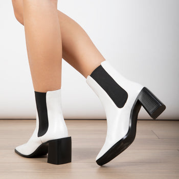 RAID Kennedi Ankle Boot in White