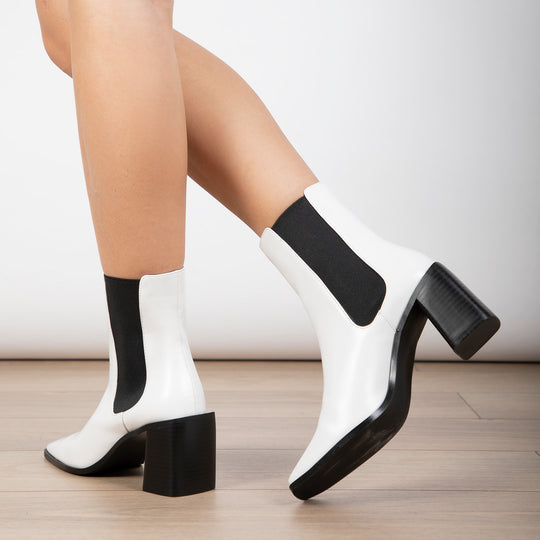 RAID Kennedi Ankle Boot in White