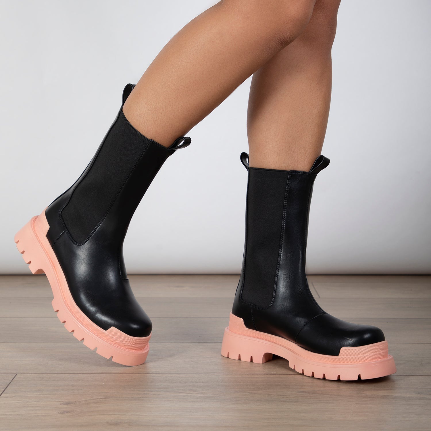 RAID Kerry Ankle Boot in Pink