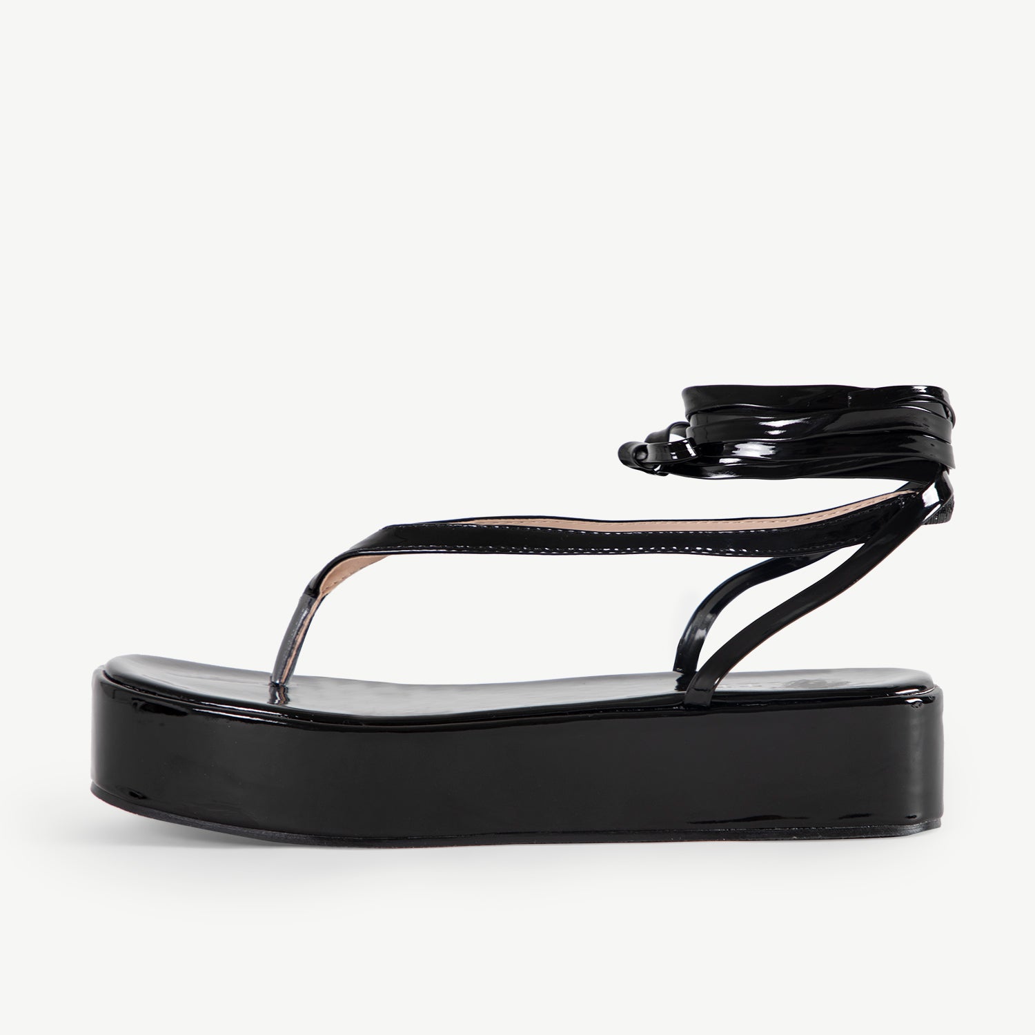 RAID Laina Platform Sandal In Black
