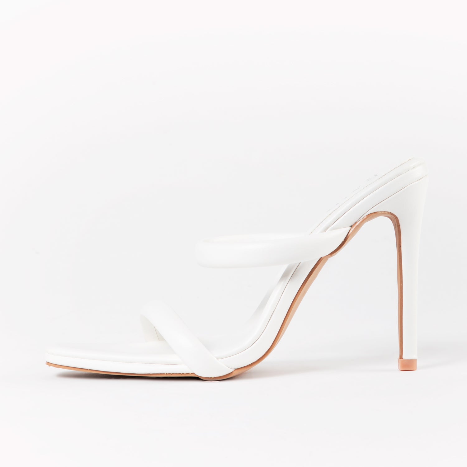 RAID Lillie Heeled Mule in White