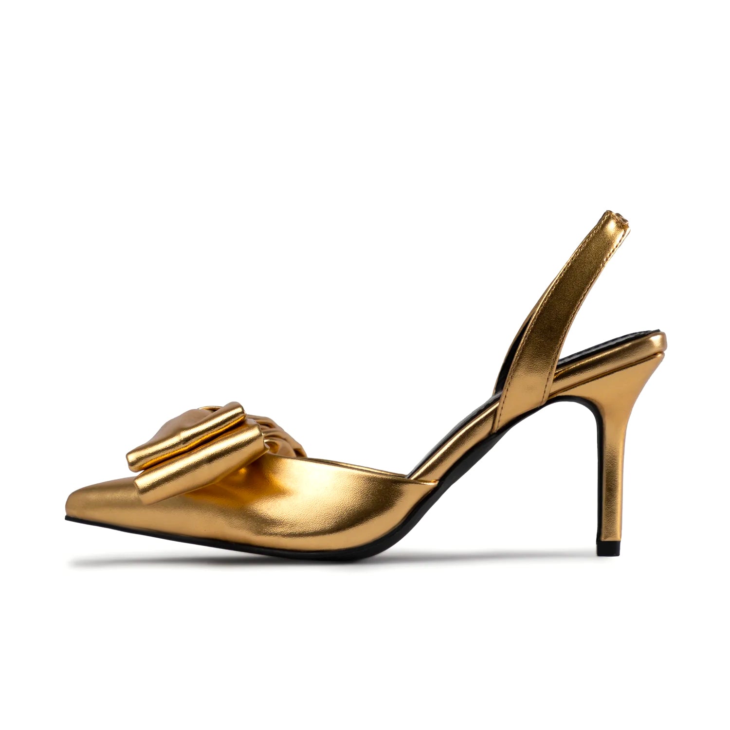 RAID Martini Slingback Heel in Gold