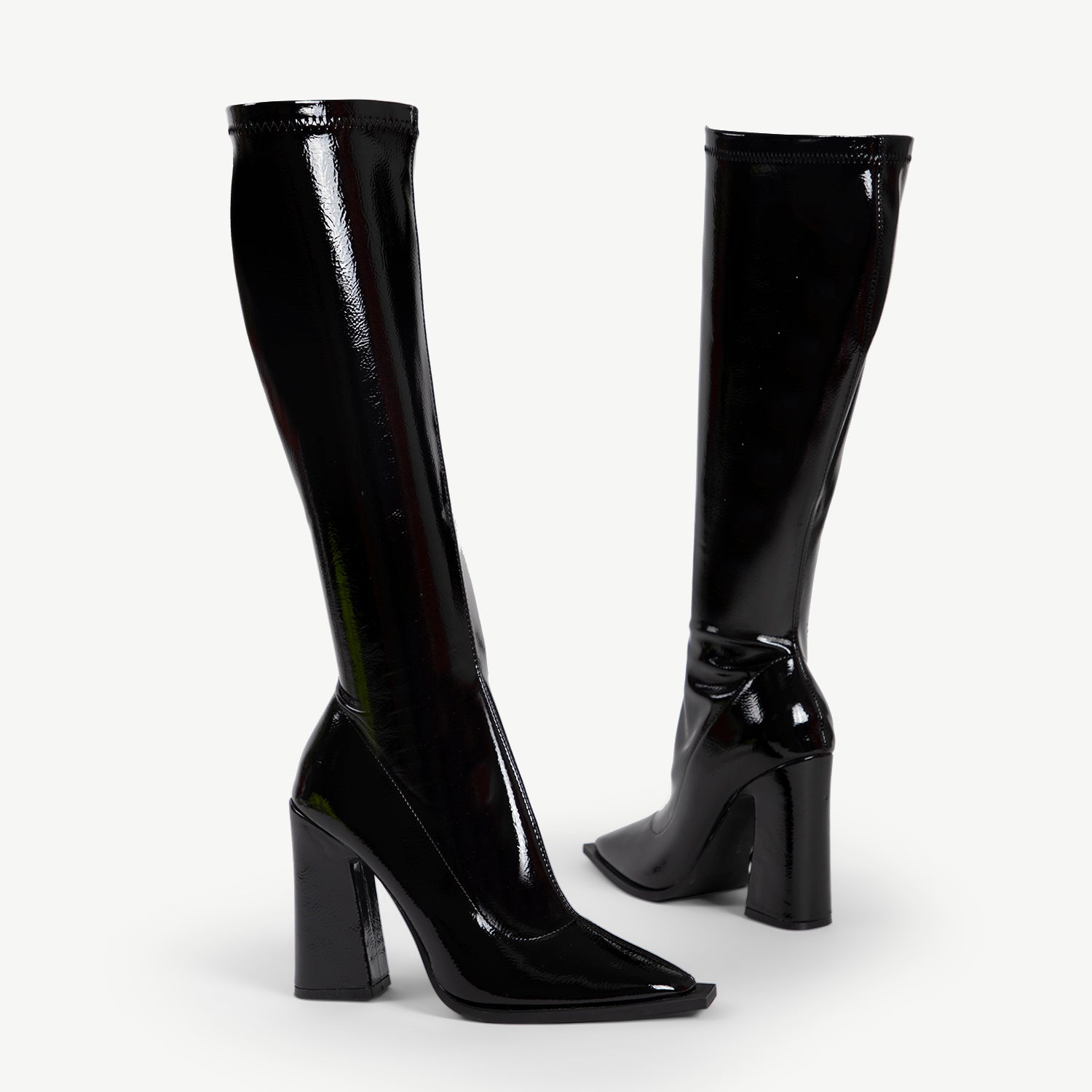 RAID Maxique Block Heeled Boot in Black