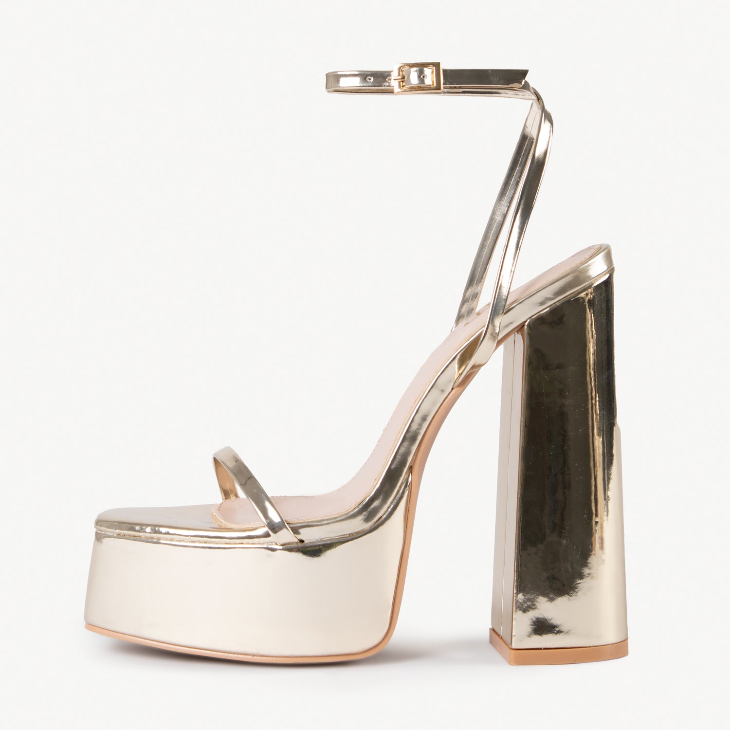 RAID Minty Platform Heel in Gold