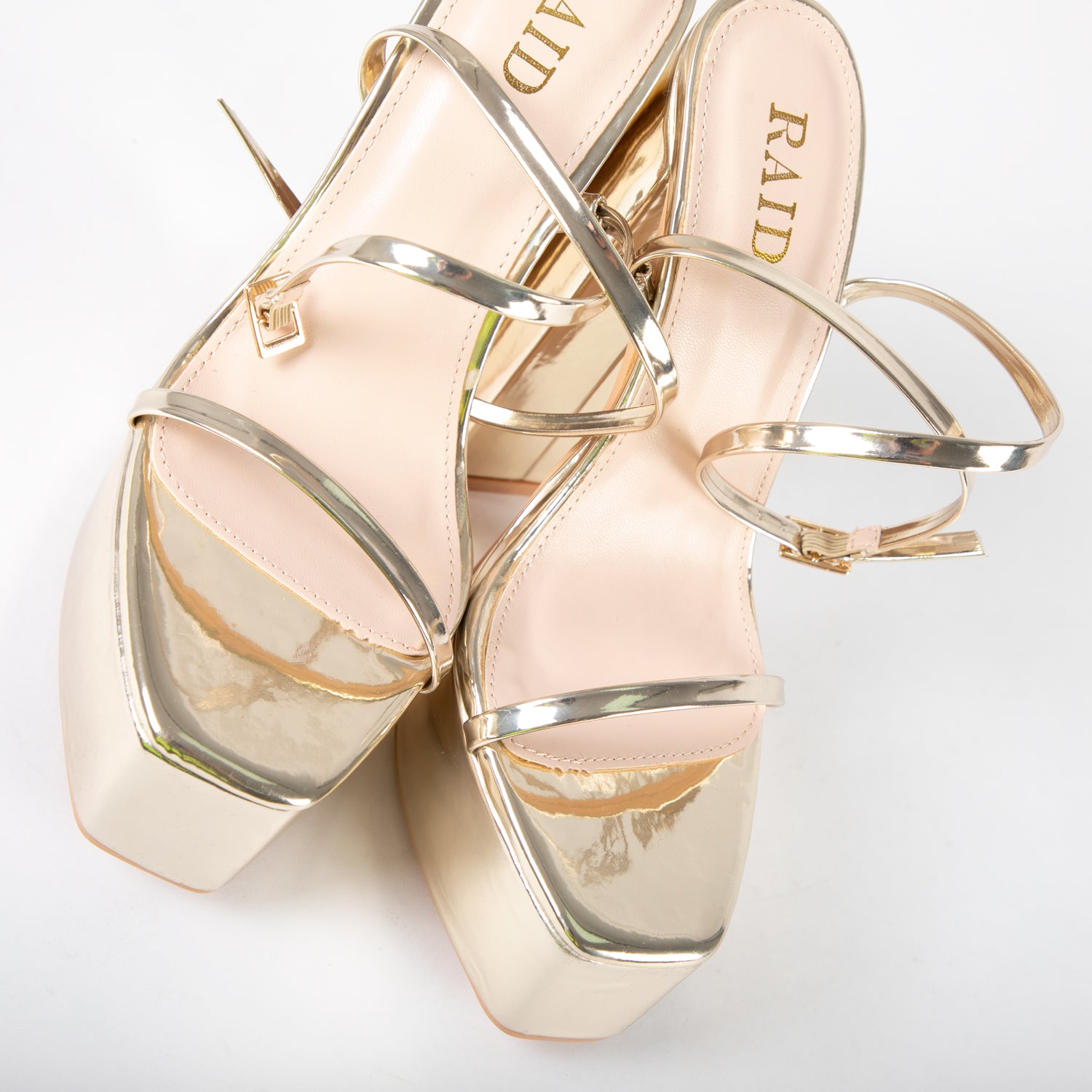 RAID Minty Platform Heel in Gold