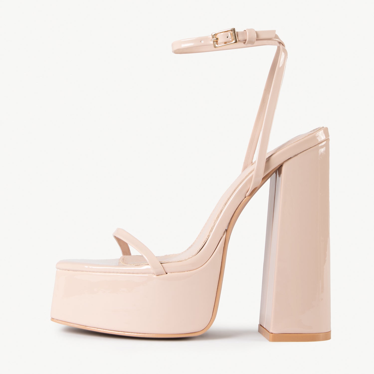 RAID Minty Platform Heel in Nude