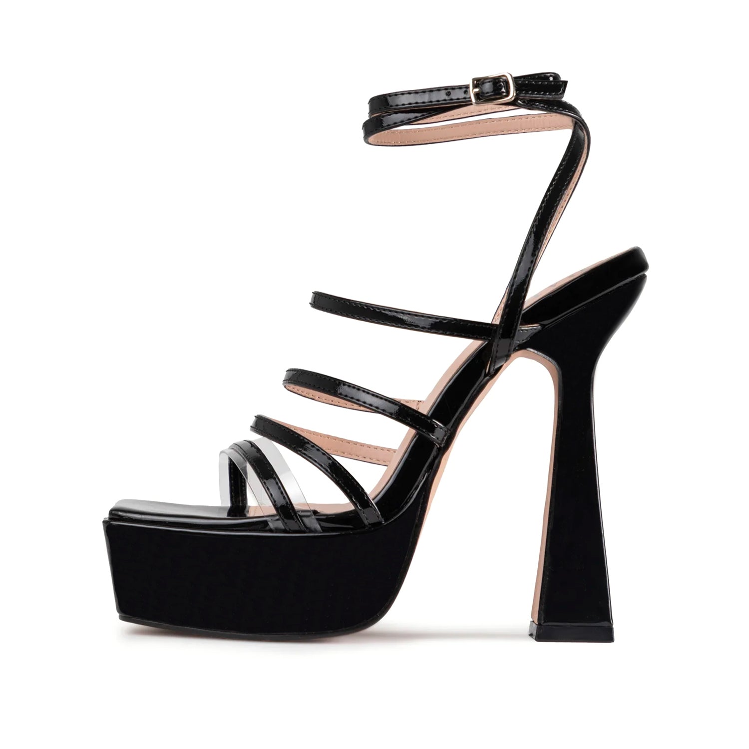 RAID Mishka Platform Heel in Black