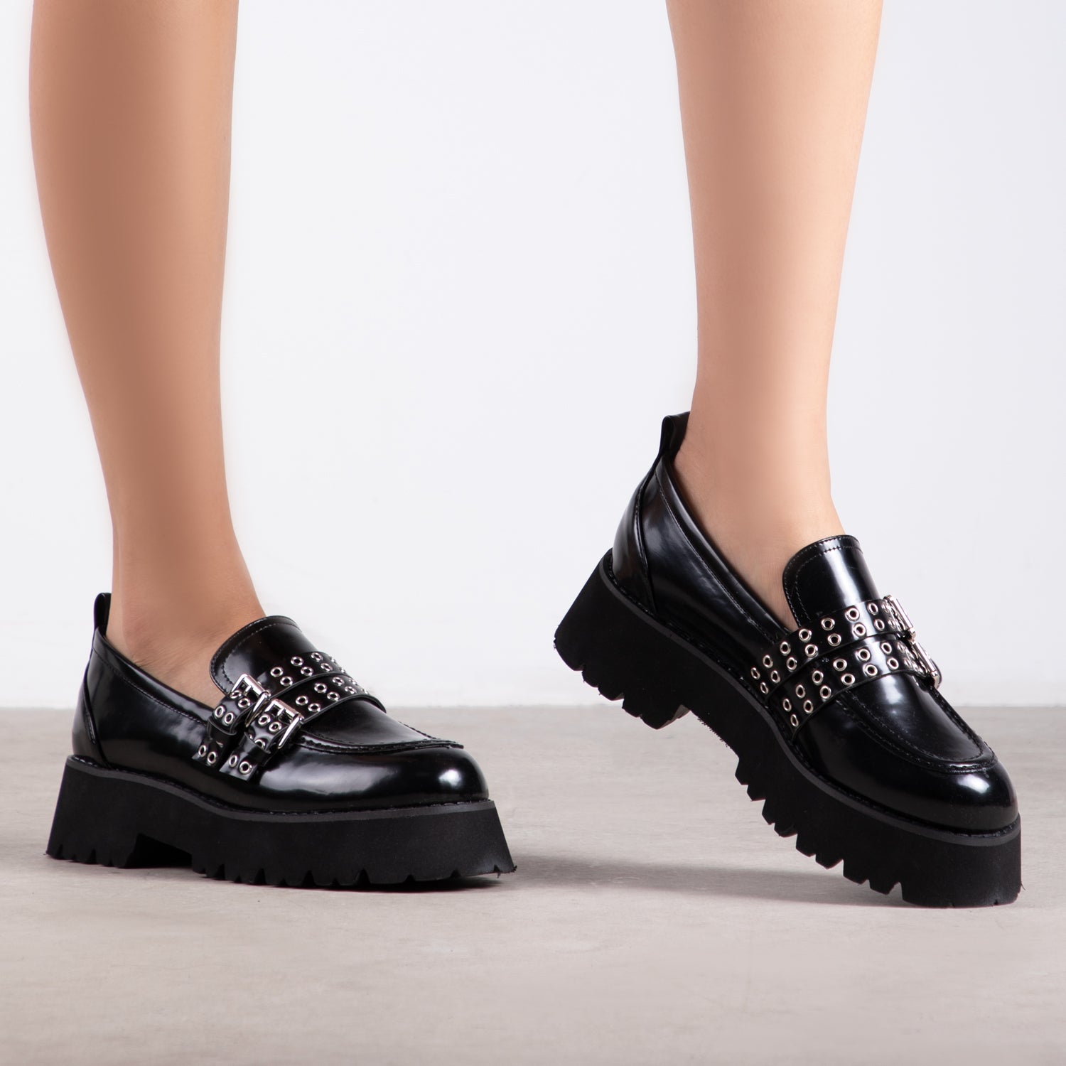 RAID Mitali Loafers In Black