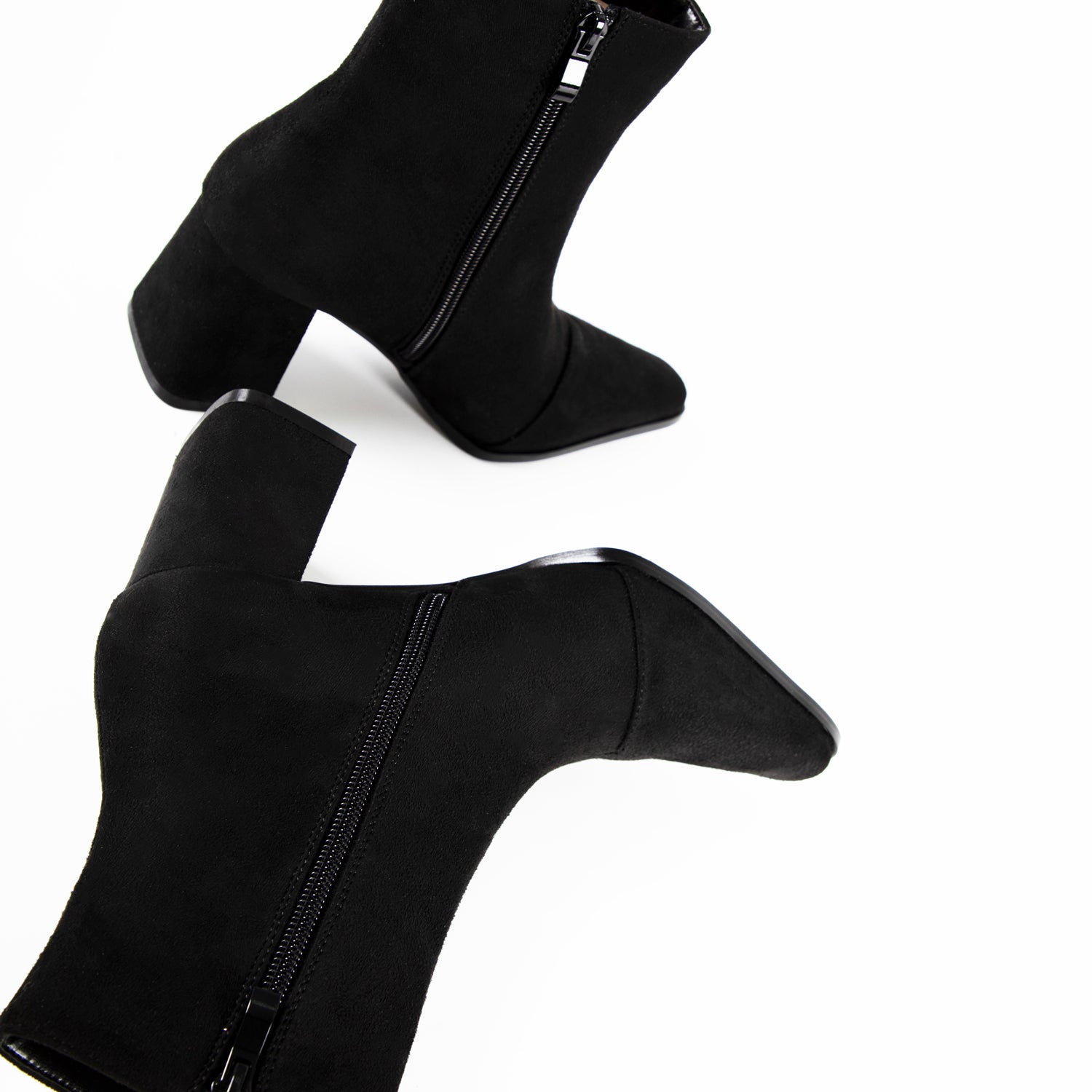 RAID Mollie Ankle Boot in Black Suede