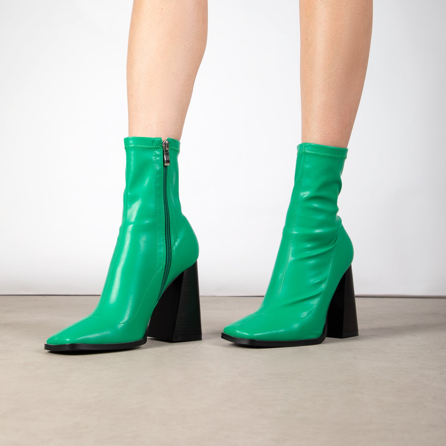 RAID Nadia Ankle Boot in Green