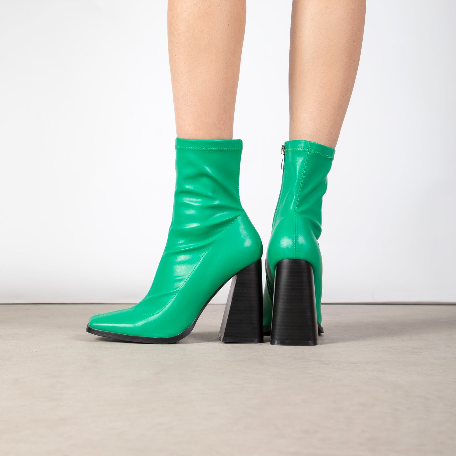 RAID Nadia Ankle Boot in Green