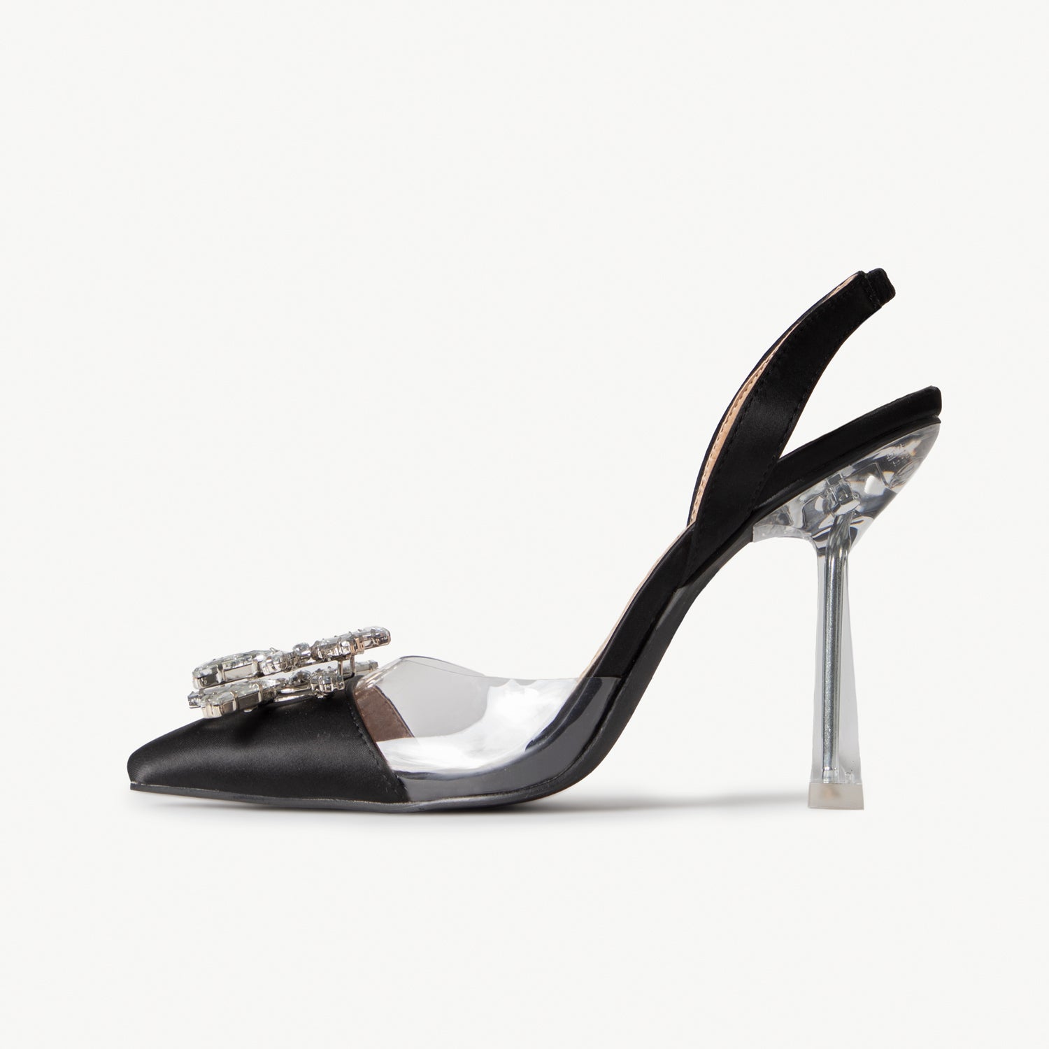 BEBO Niesha Perspex Heel in Black