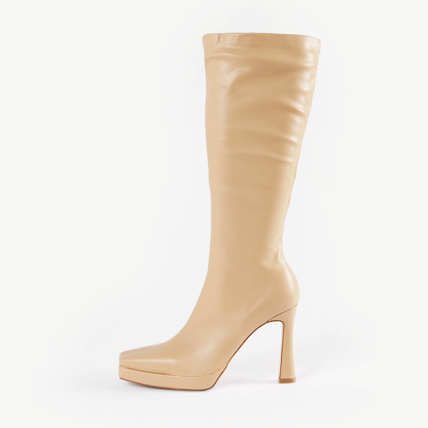 RAID Ozelia Long Boot in Nude