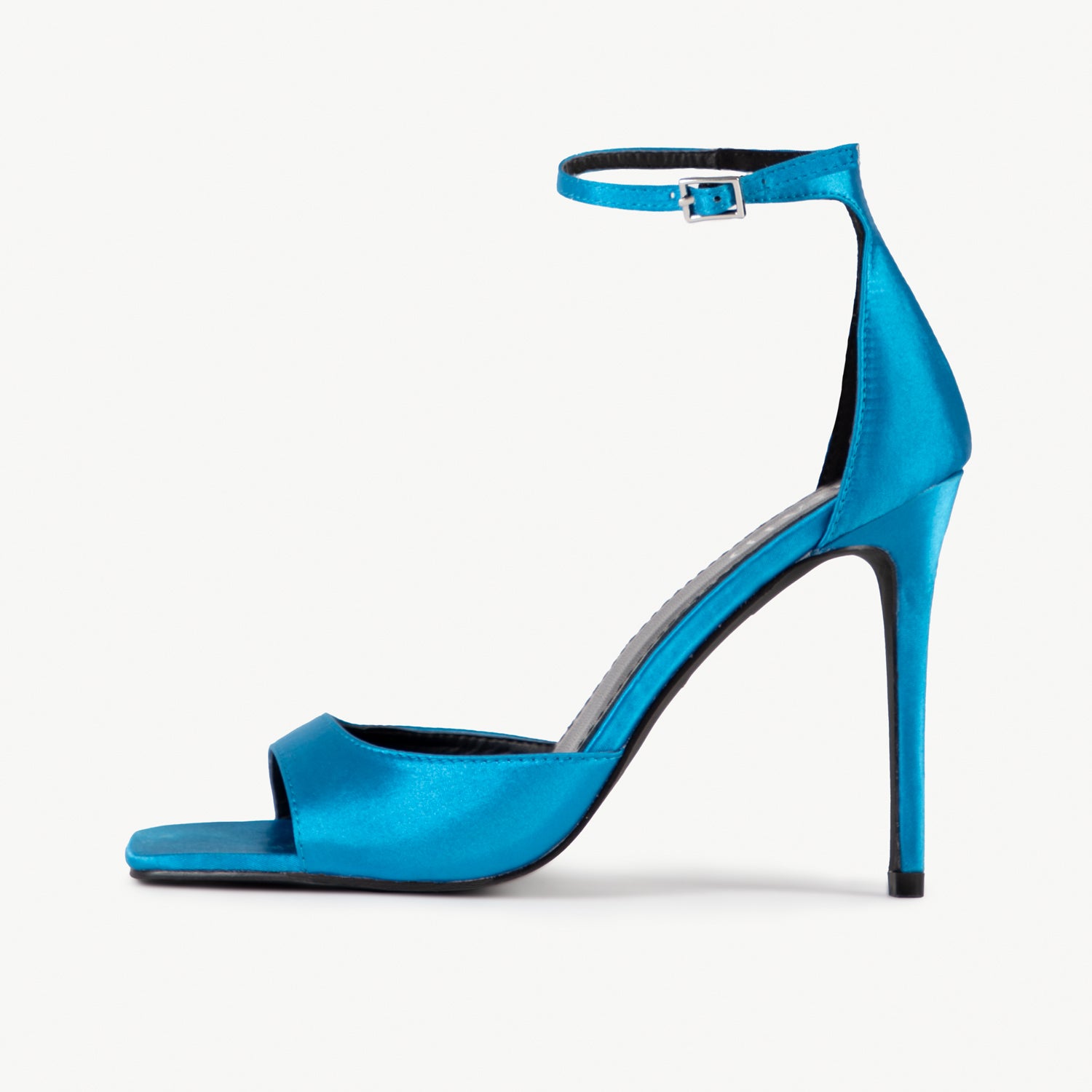 RAID Richa Strappy Heel in Blue Satin