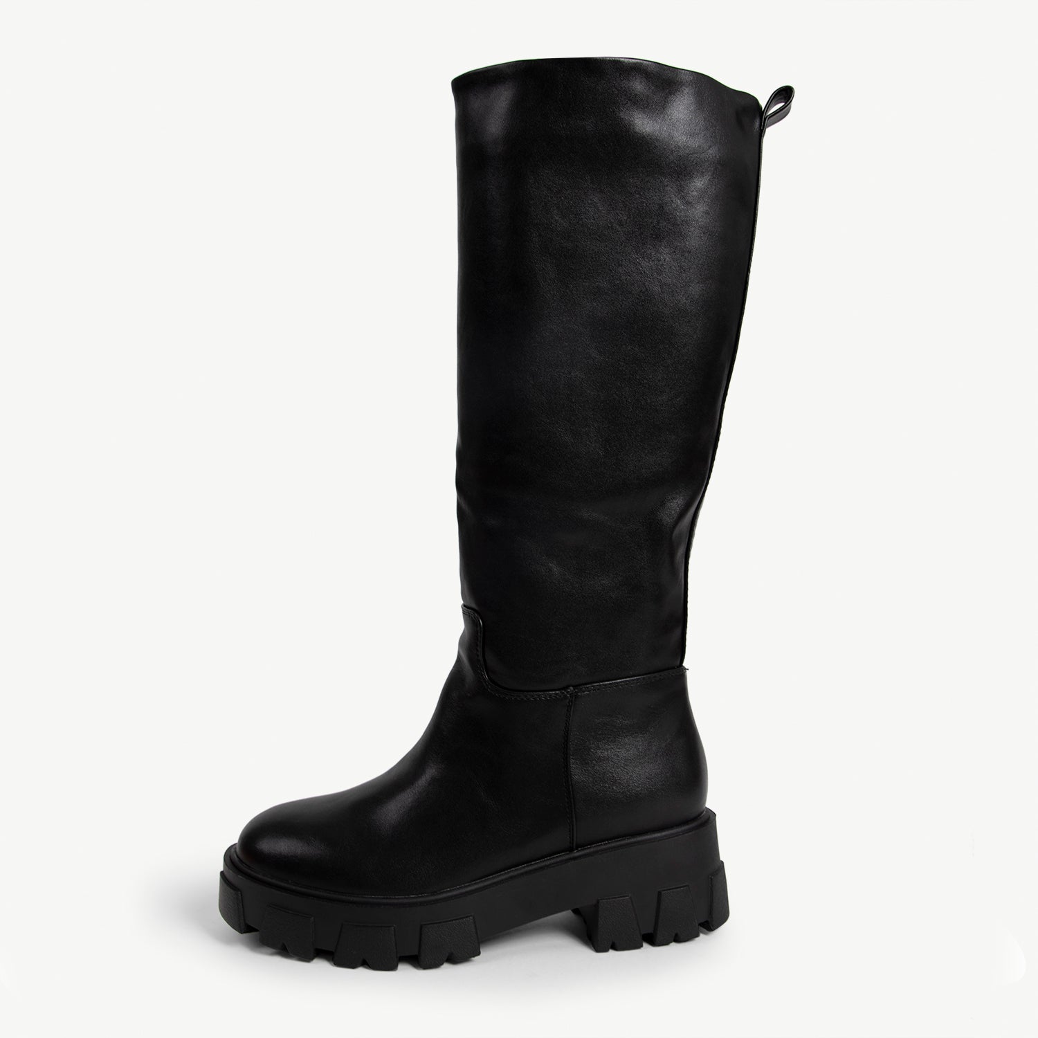RAID Ryder Wide Fit Chunky Long Boot in Black