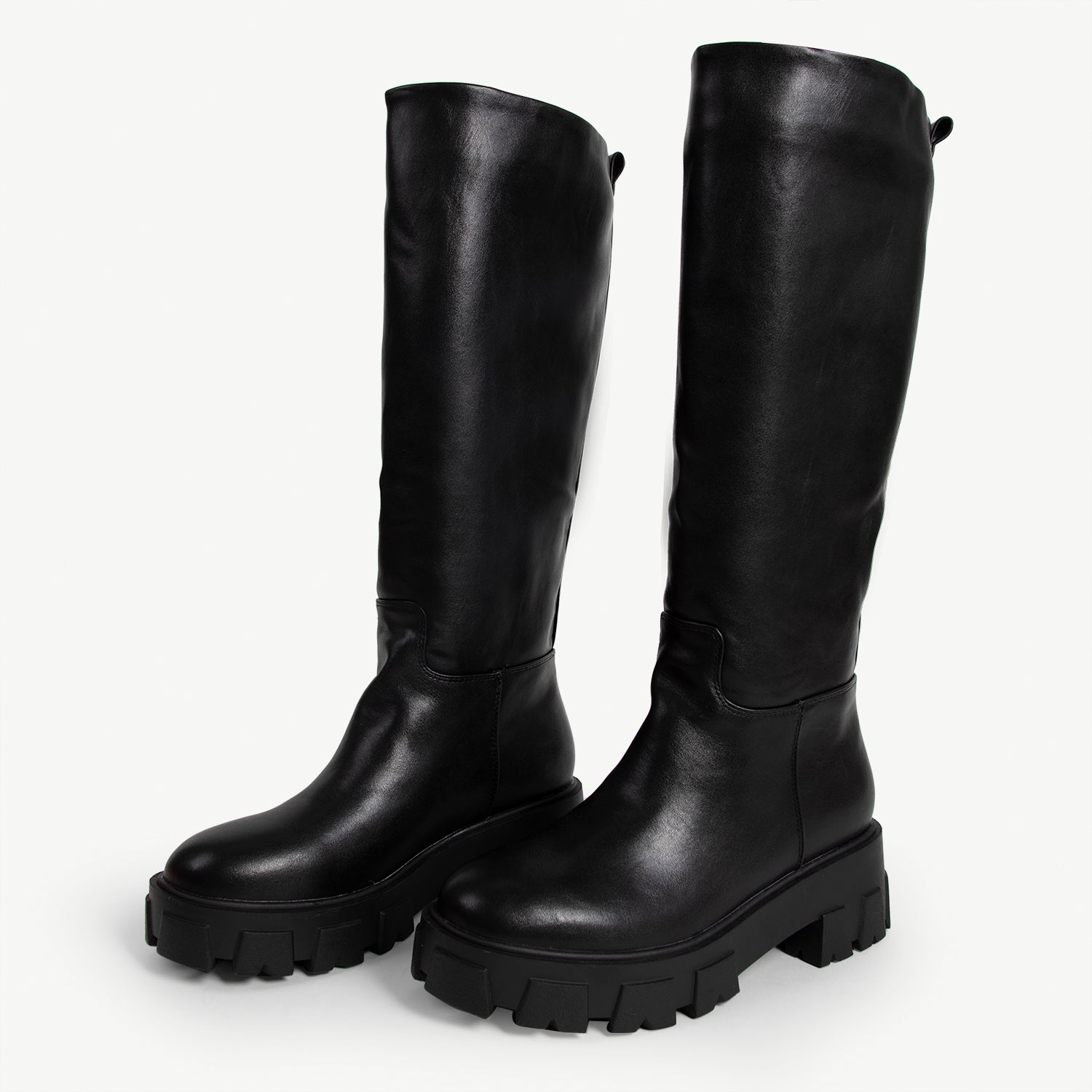 RAID Ryder Wide Fit Chunky Long Boot in Black