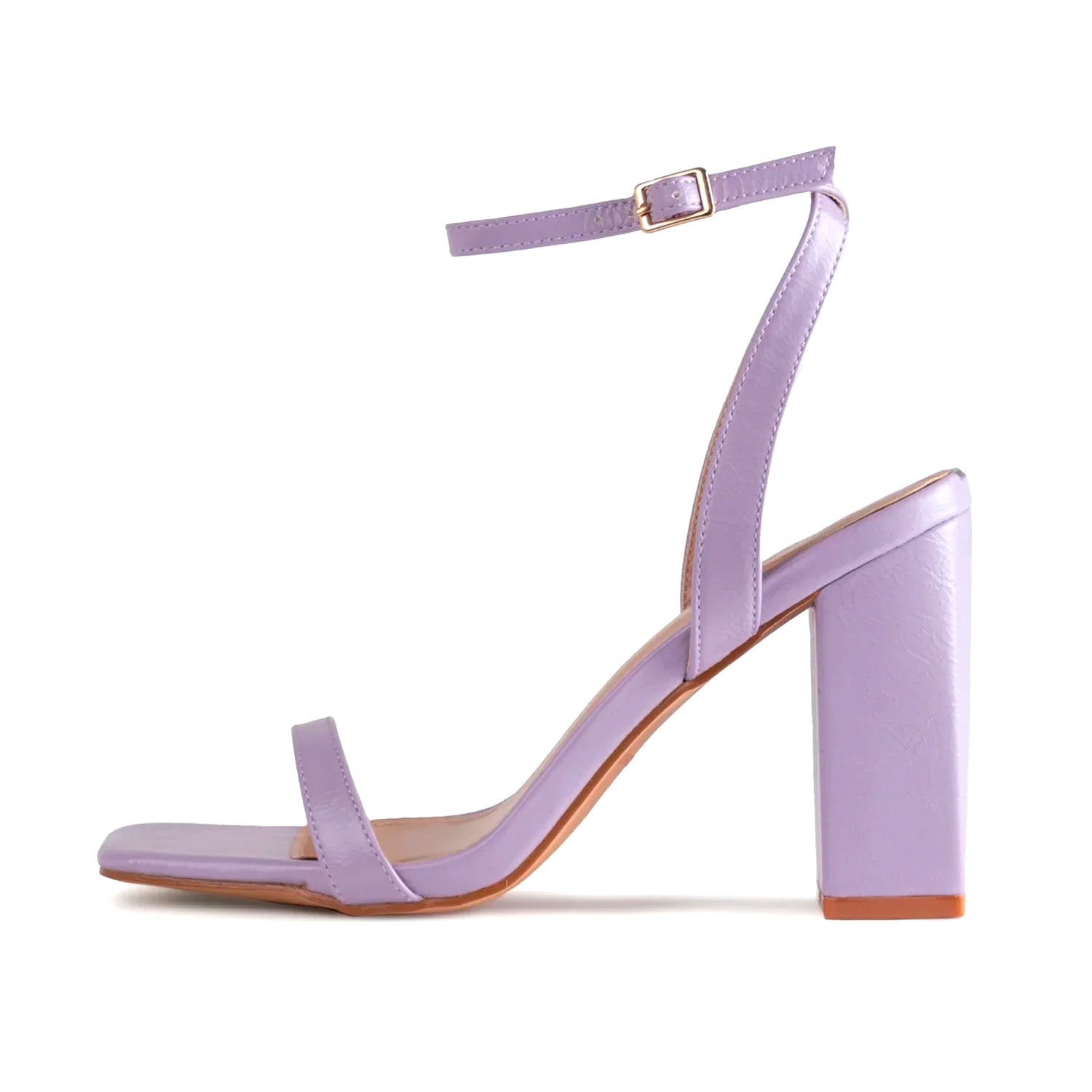 RAID Sabina Block Heeled Sandal in Lilac