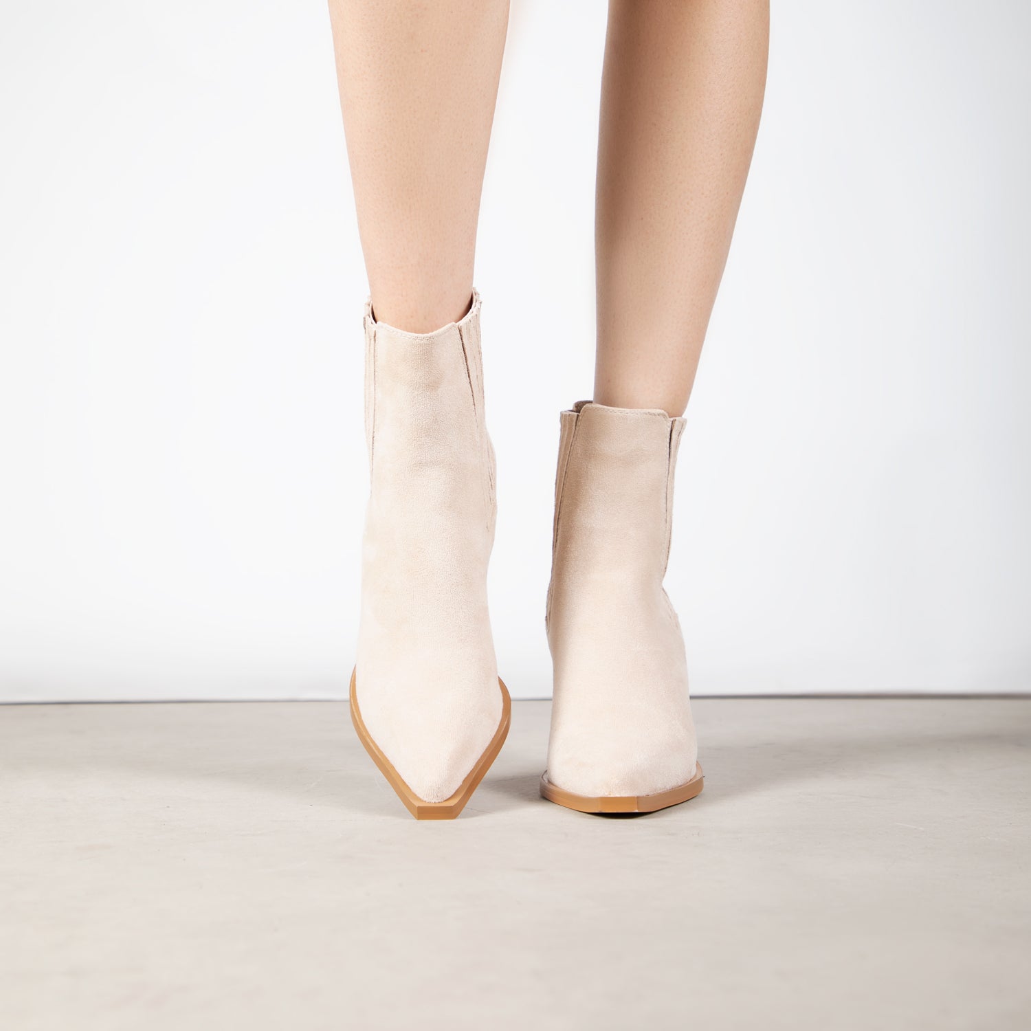 RAID Scorpio Ankle Boot in Nude