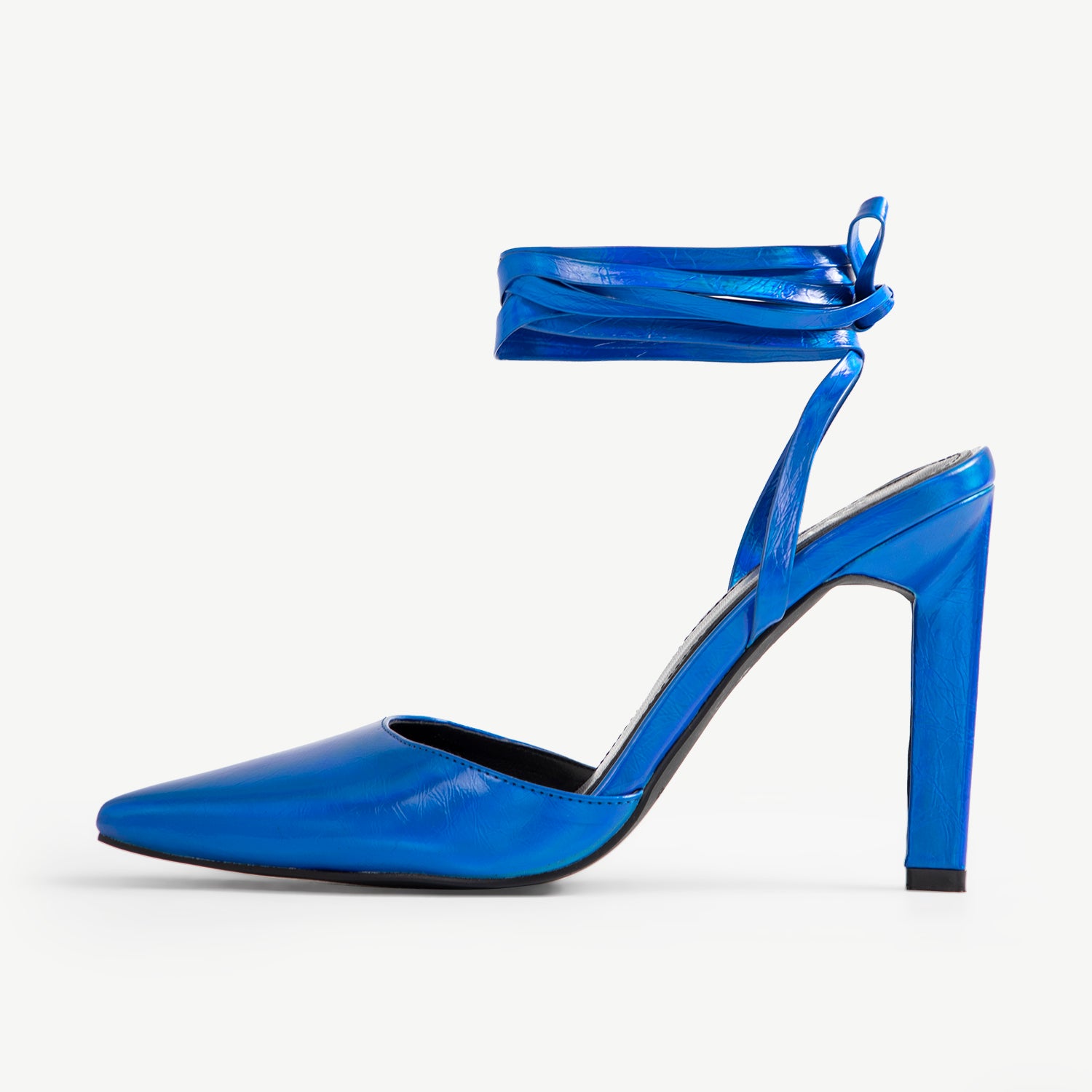 RAID Sicily Pointed Toe Lace Up in Blue