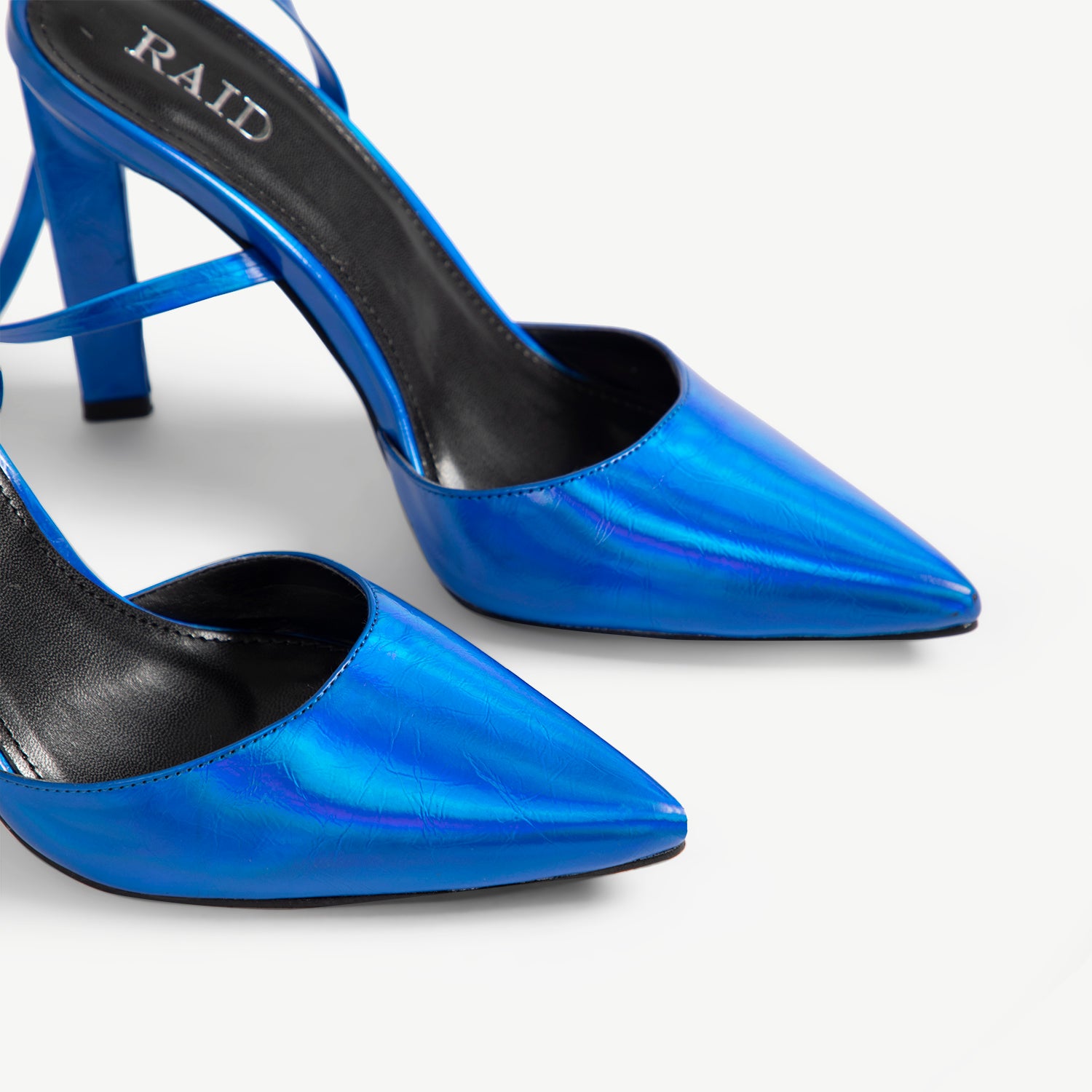RAID Sicily Pointed Toe Lace Up in Blue