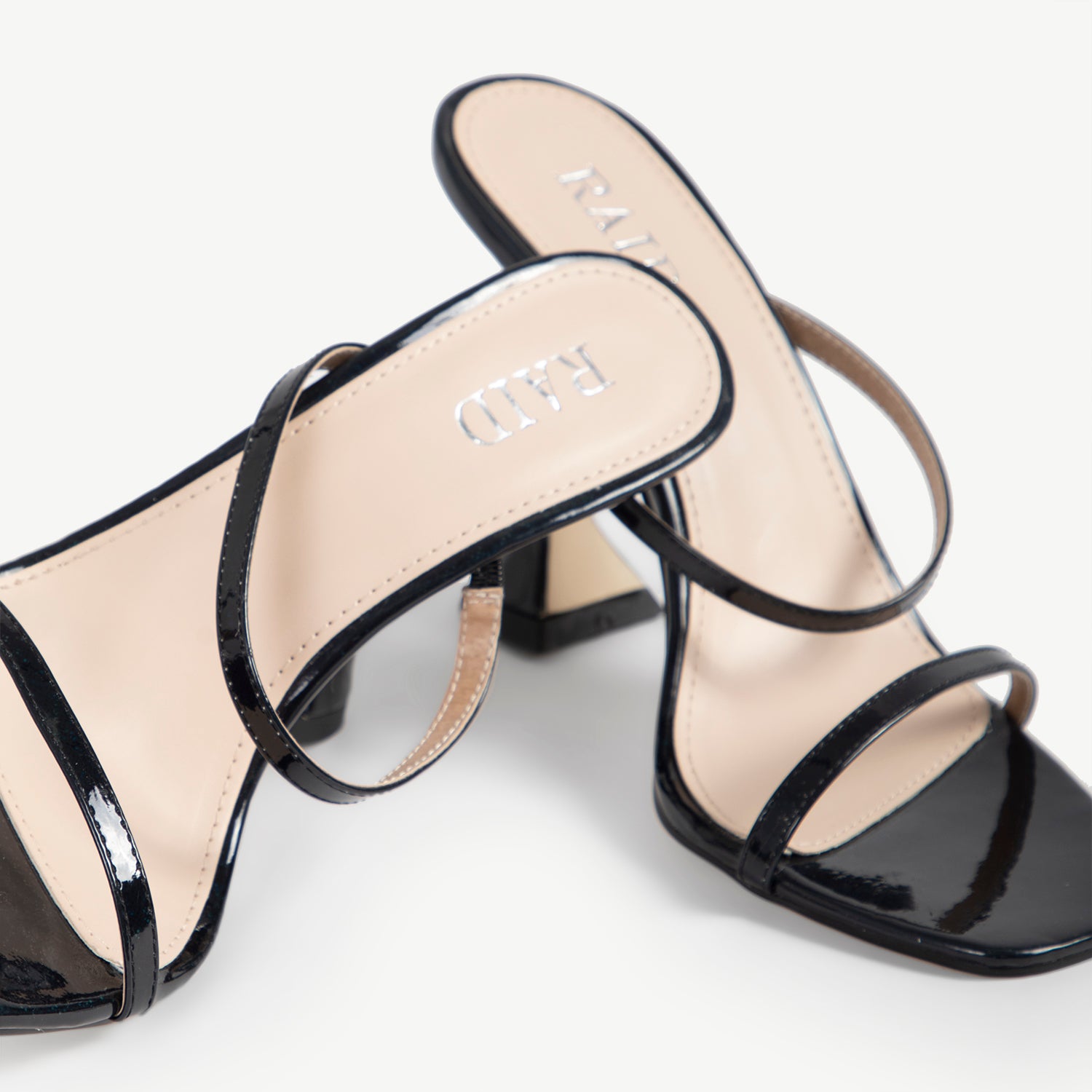 RAID Treesa Heeled Mule in Black