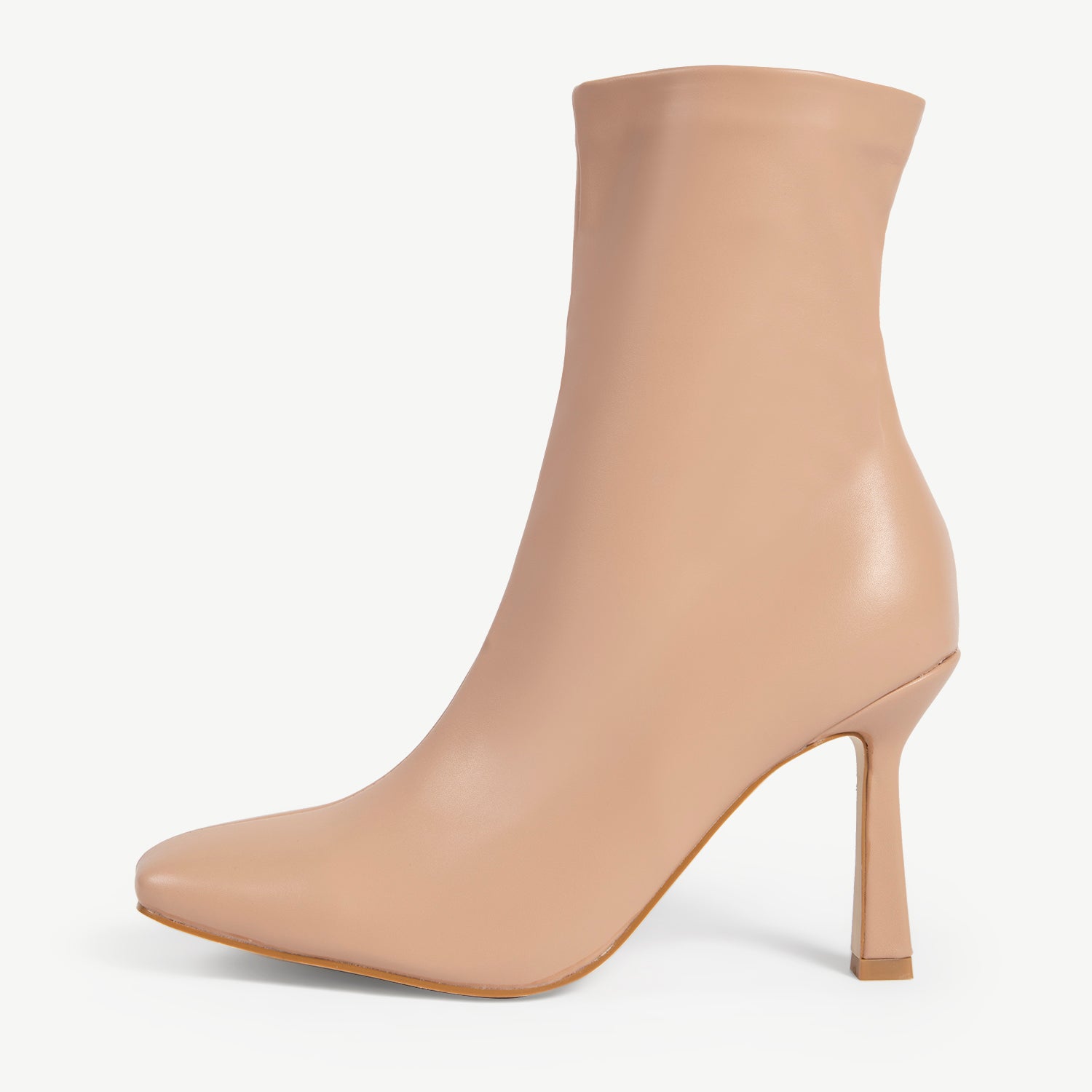 RAID Colbie Wide Fit Ankle Boot in Nude