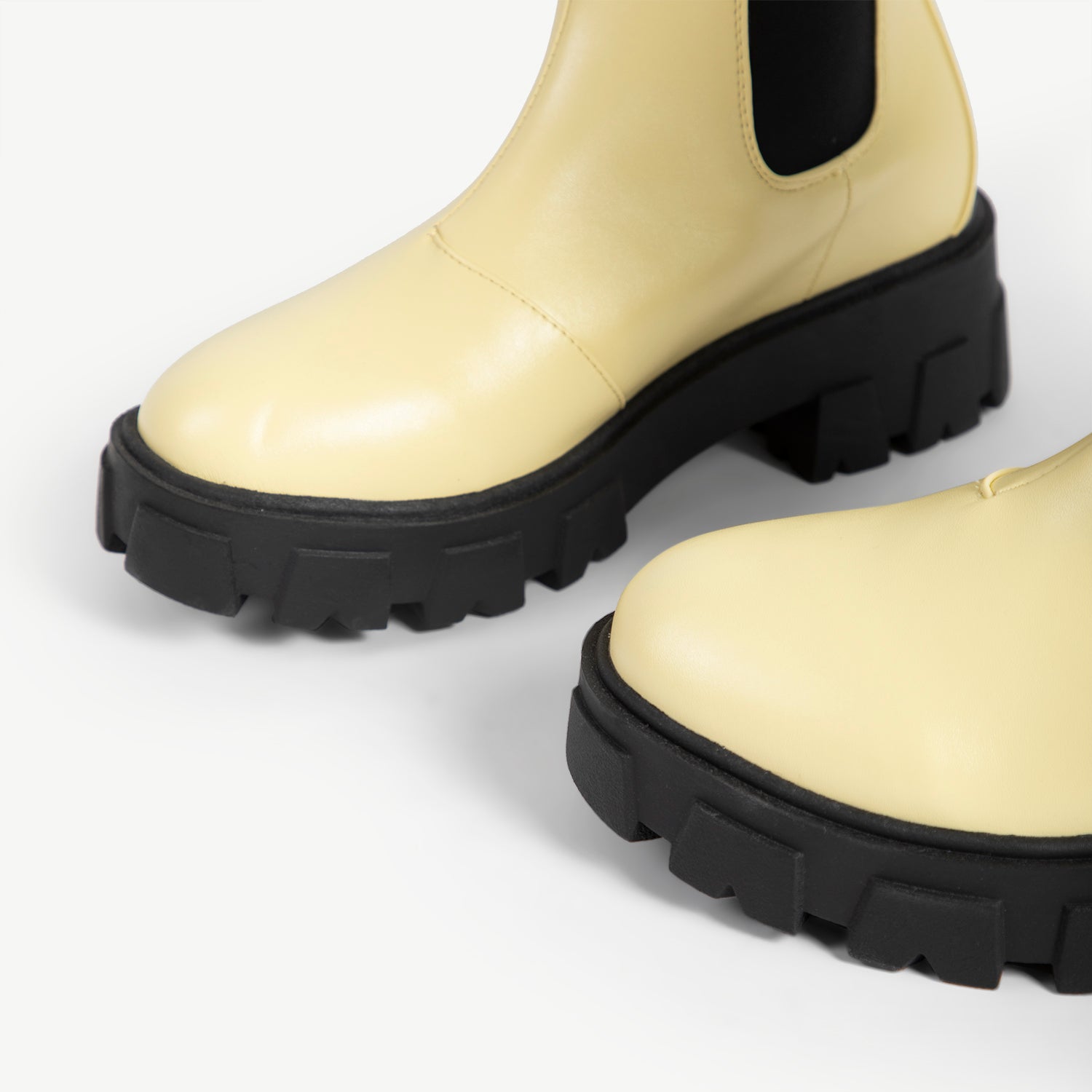 RAID Ellery Wide Fit Chunky Boot in Butter Yellow