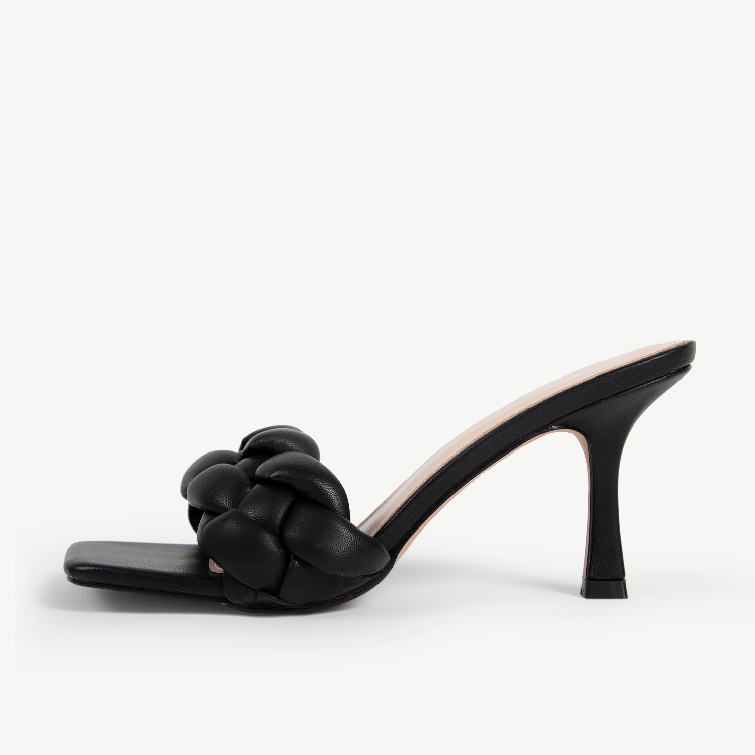 RAID Sandra Wide Fit Padded Mule in Black