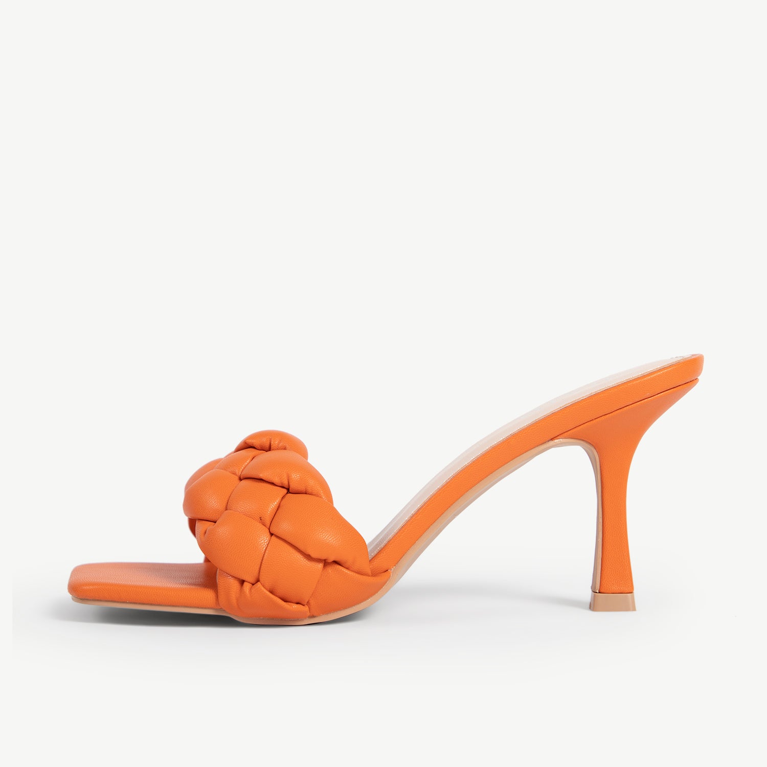 RAID Sandra Wide Fit Padded Mule in Orange