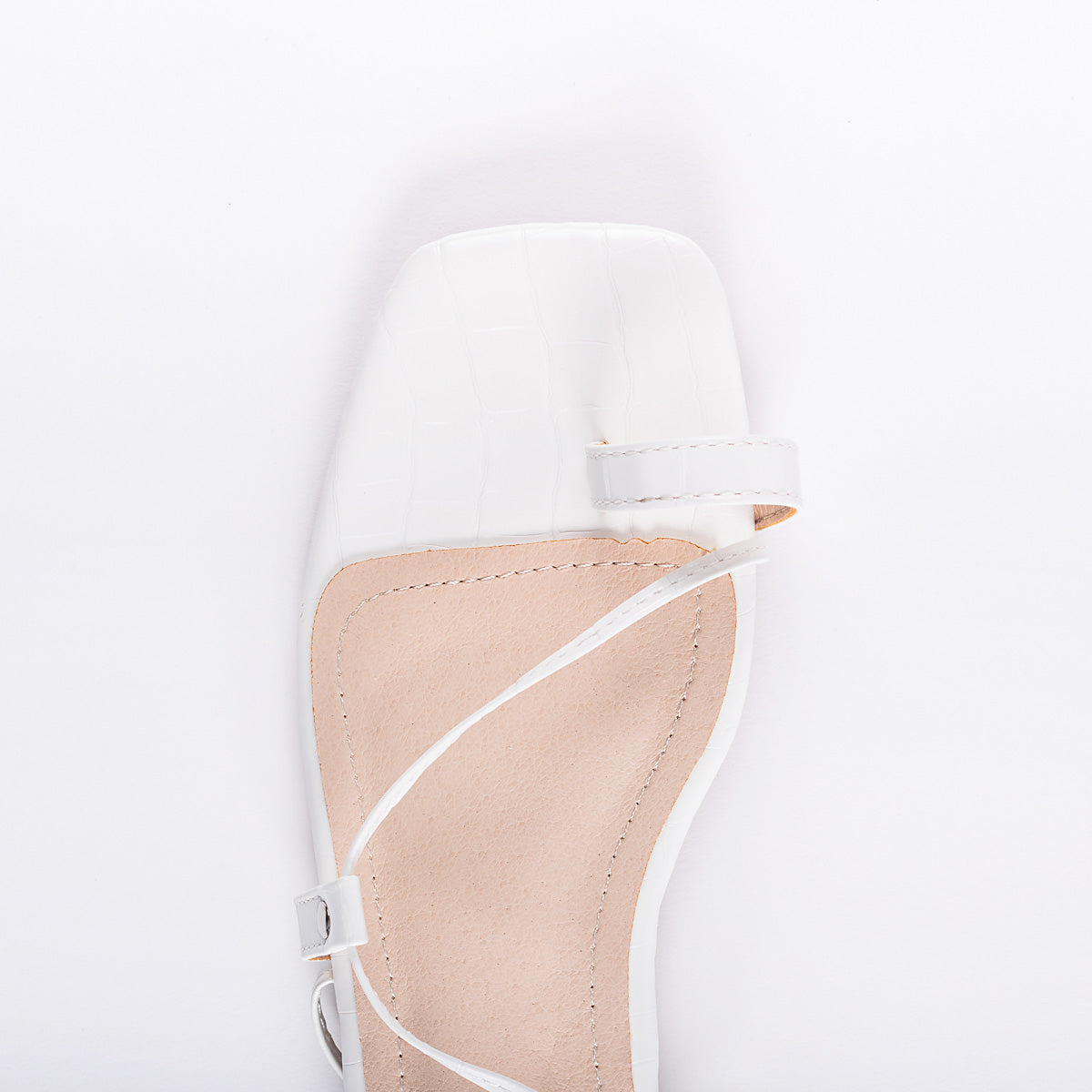 RAID Adaze Lace up Sandal in White