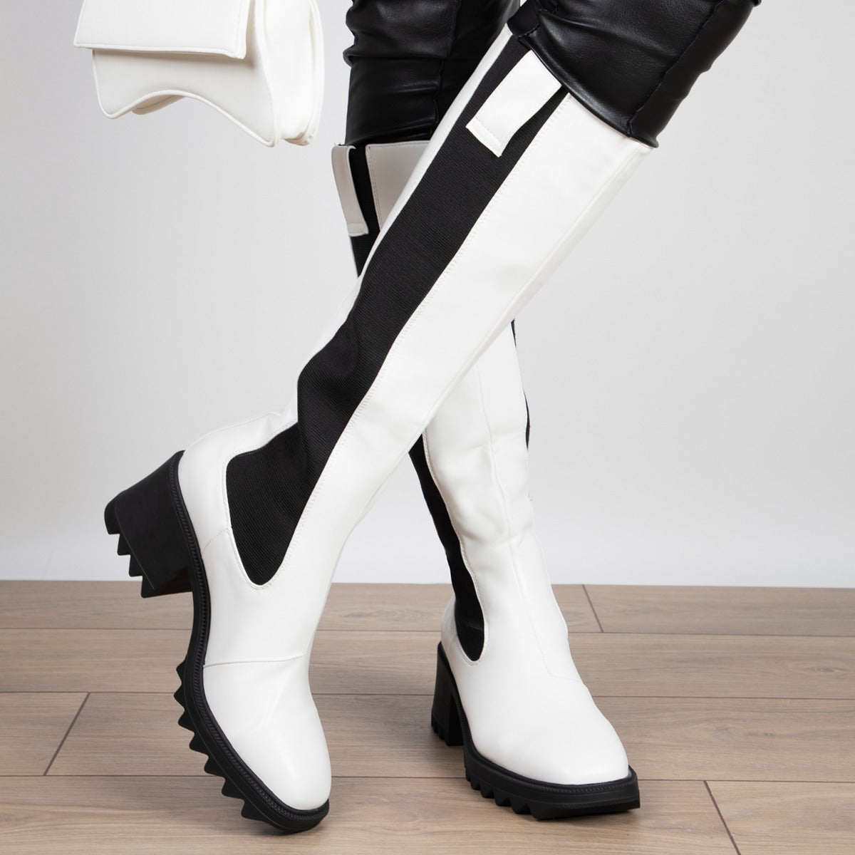 RAID Annabel Long Boot in White