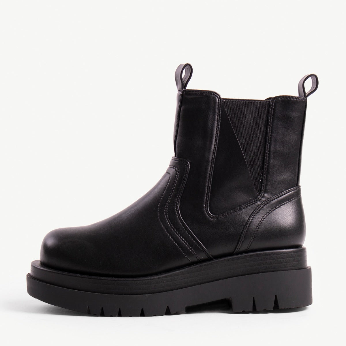 RAID Brazen Chunky Ankle Boot in Black