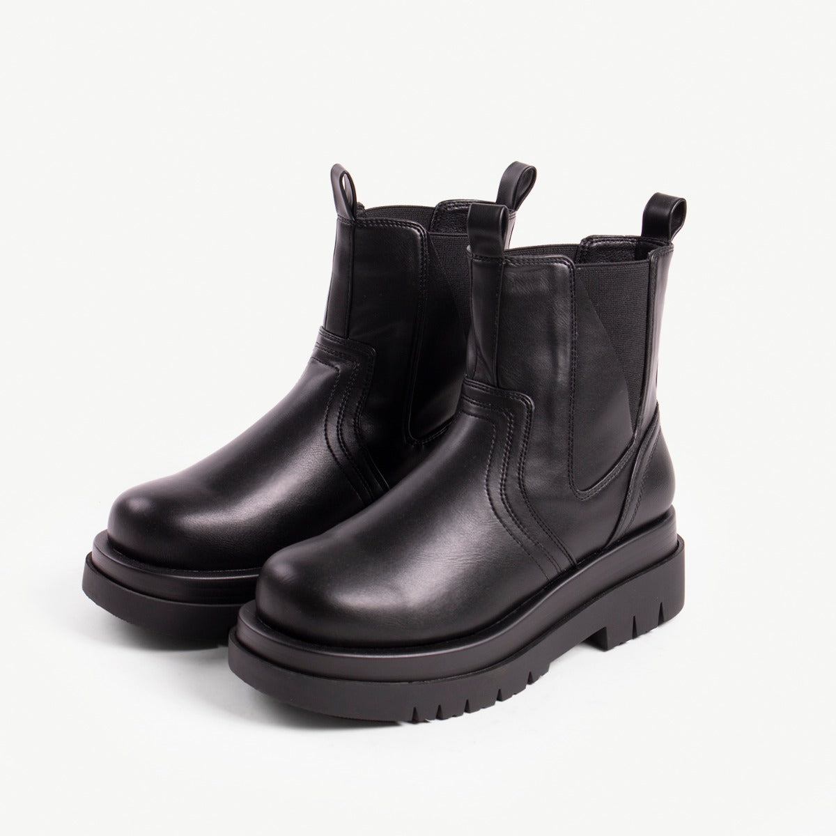 RAID Brazen Chunky Ankle Boot in Black