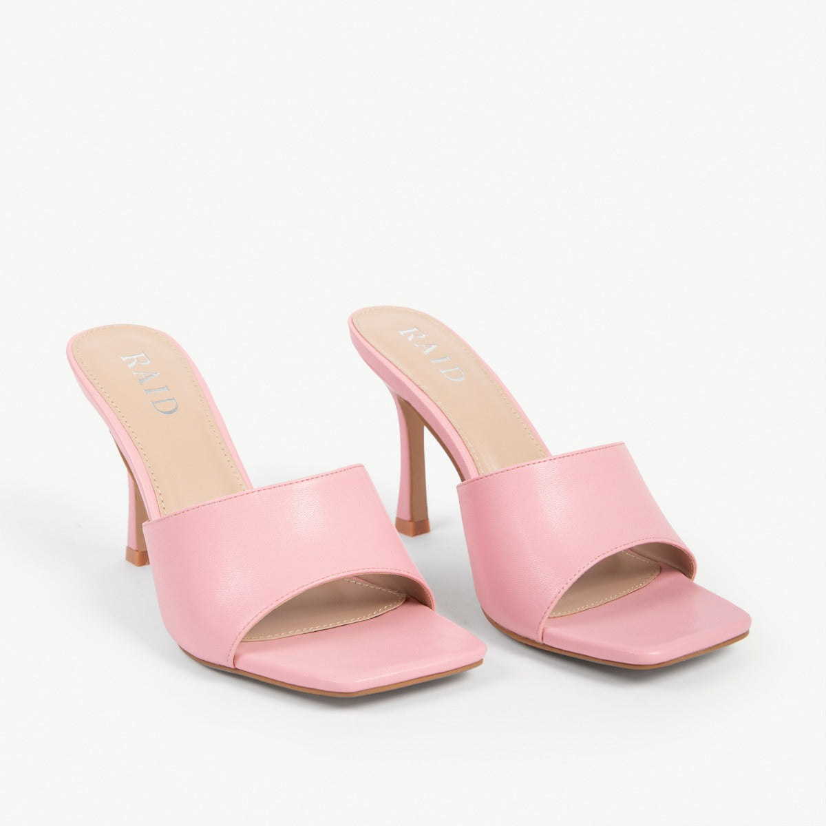 RAID Briya Heeled Mule in Pink