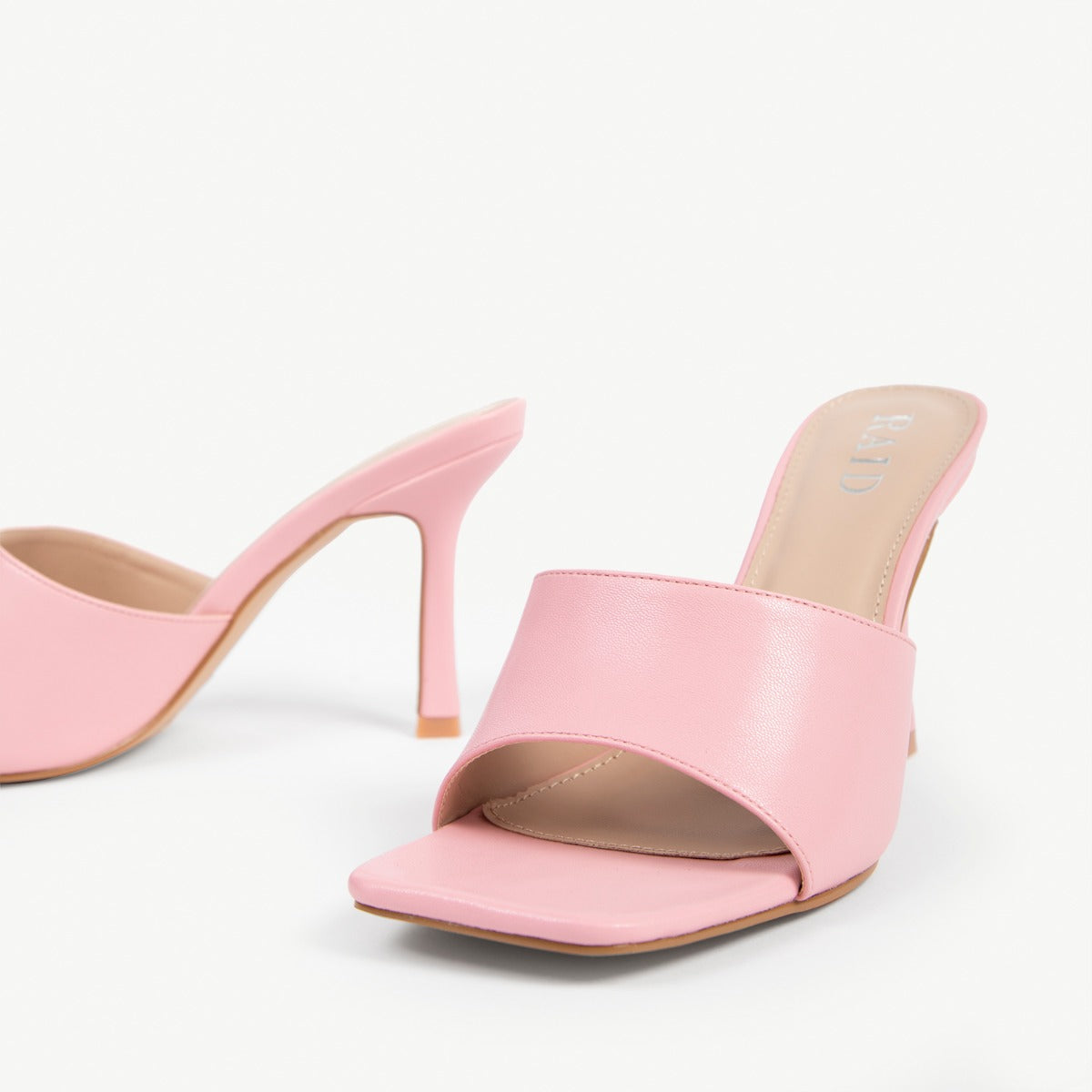 RAID Briya Heeled Mule in Pink