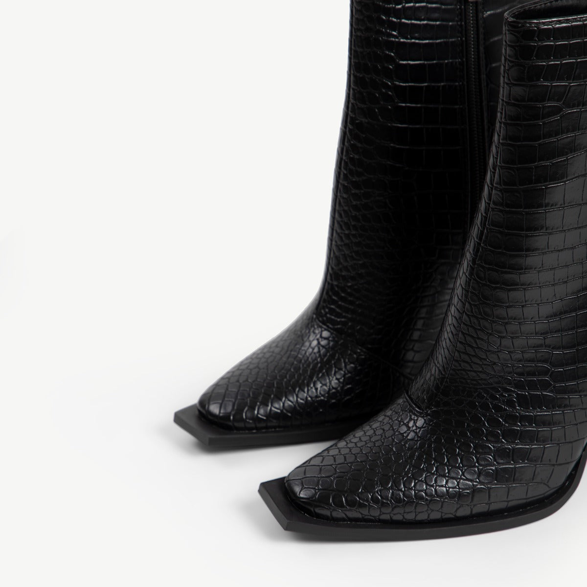 RAID Delphi Ankle Boot in Black Croc