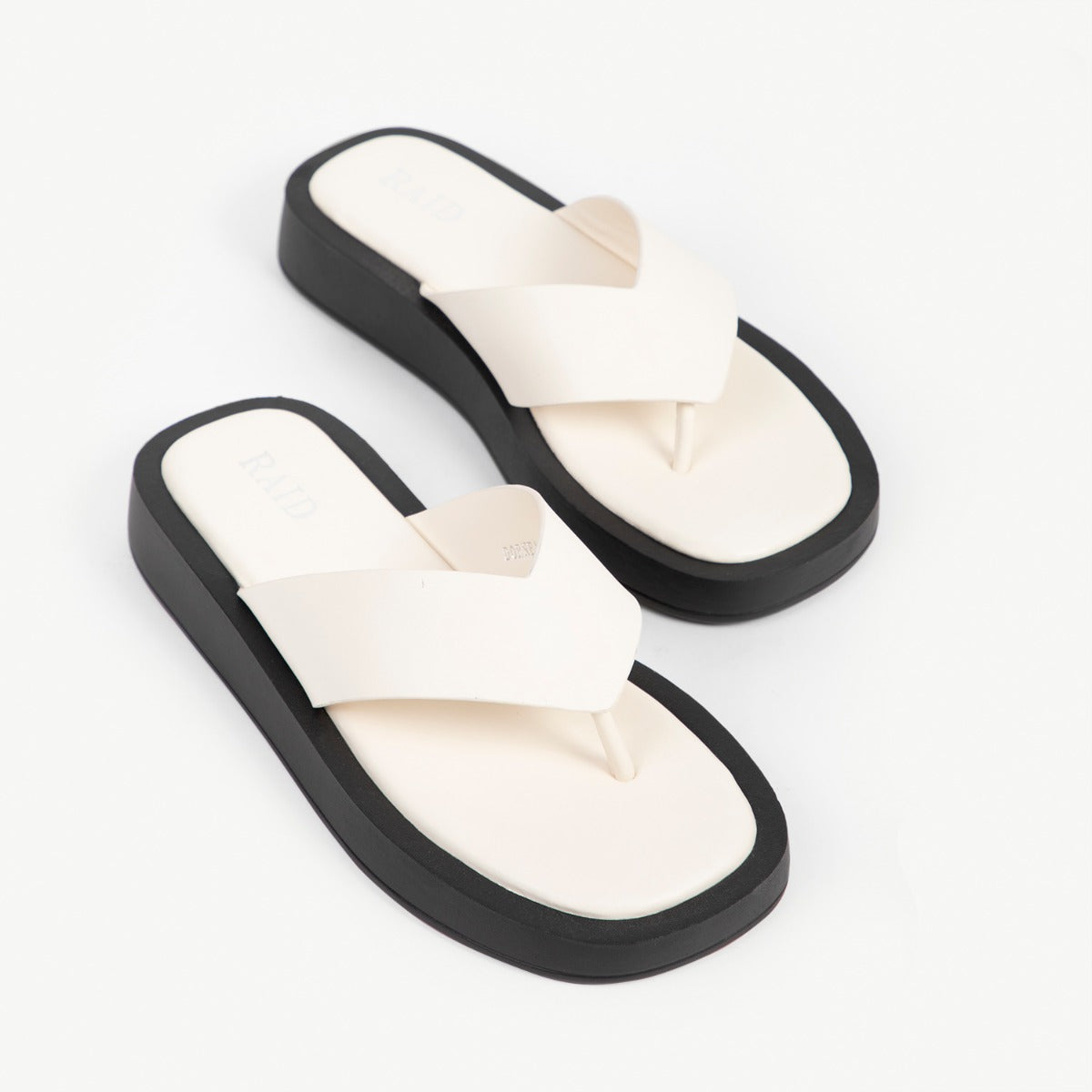 RAID Dornea Chunky Sandal in Cream