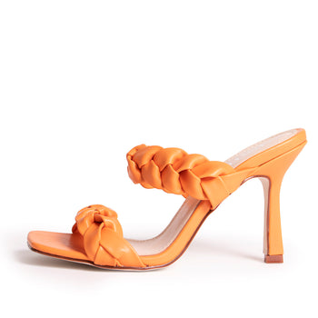 RAID Gemma Heeled Mule in Tangerine