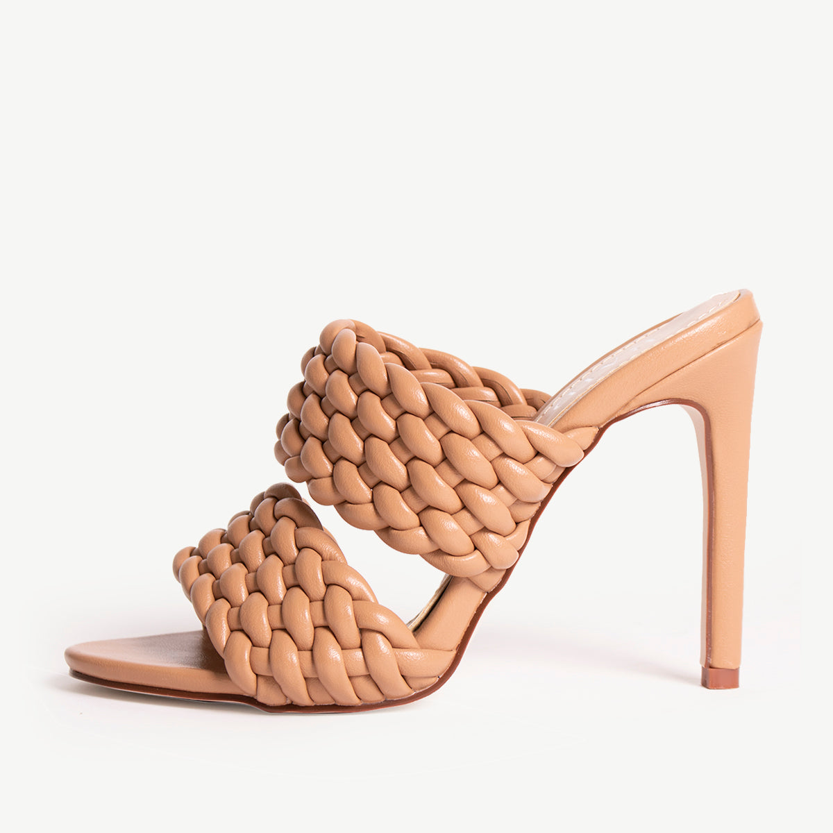 RAID Hazel Heeled Mule in Nude