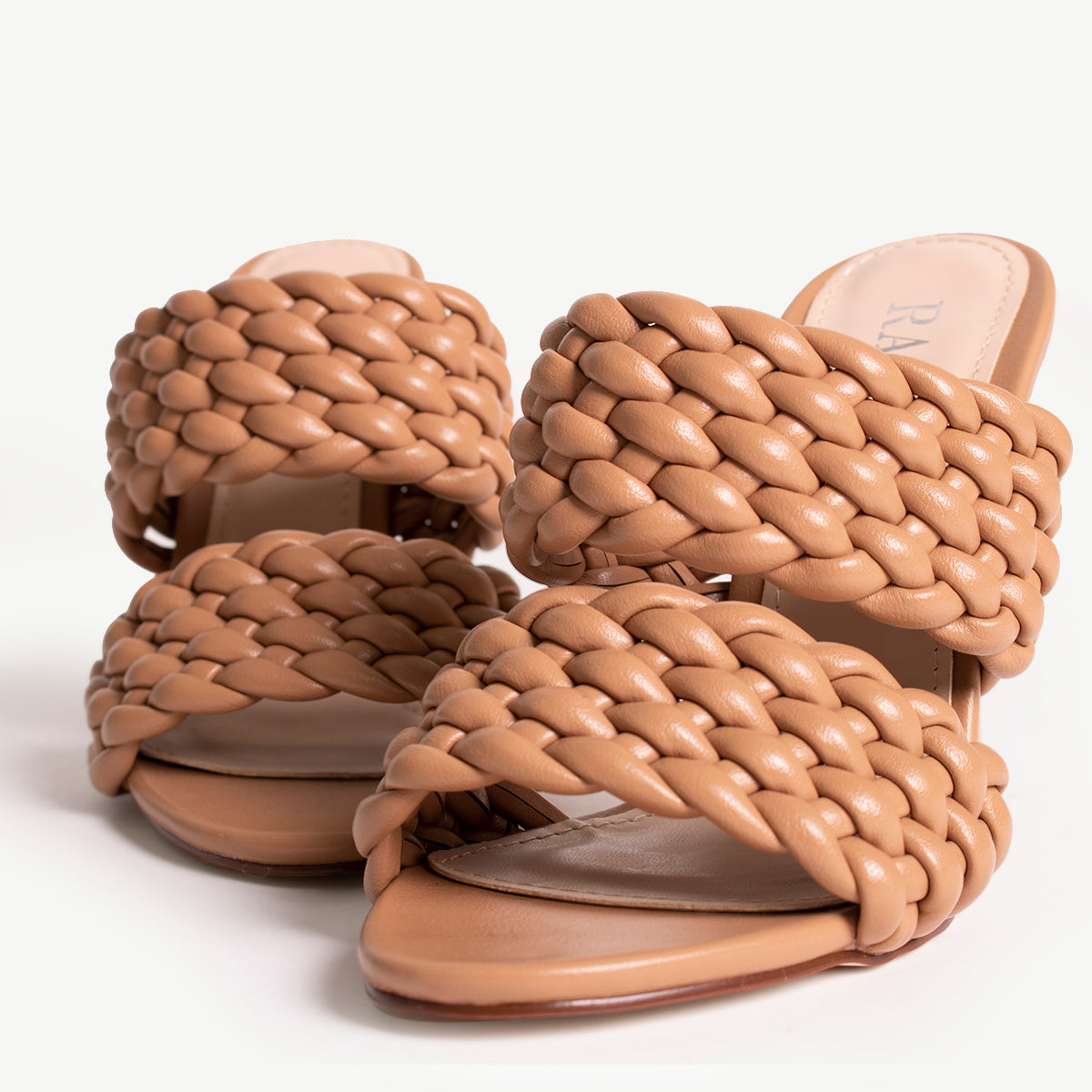 RAID Hazel Heeled Mule in Nude